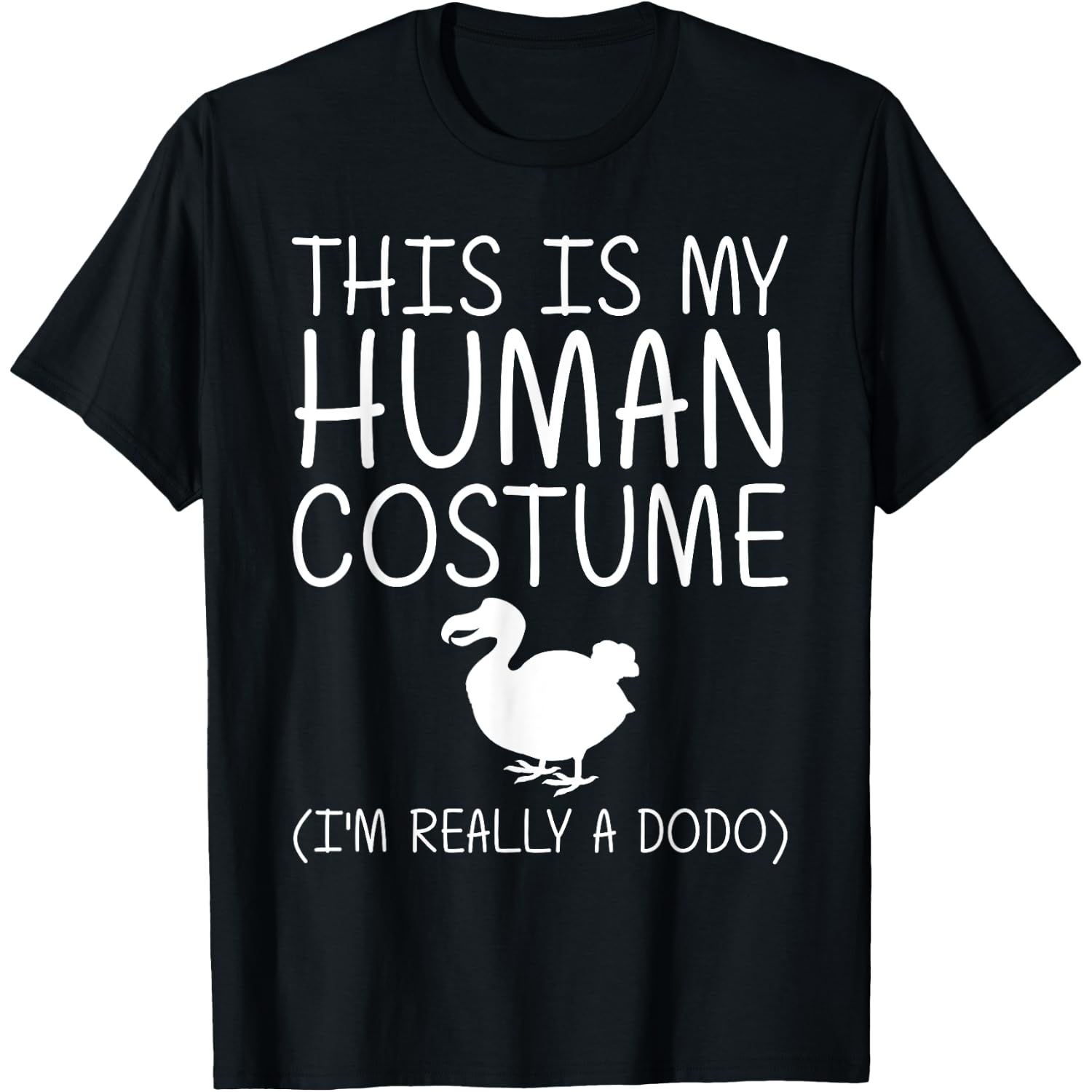 Dodo Easy Halloween Human Costume Flightless Bird DIY Gift T-Shirt
