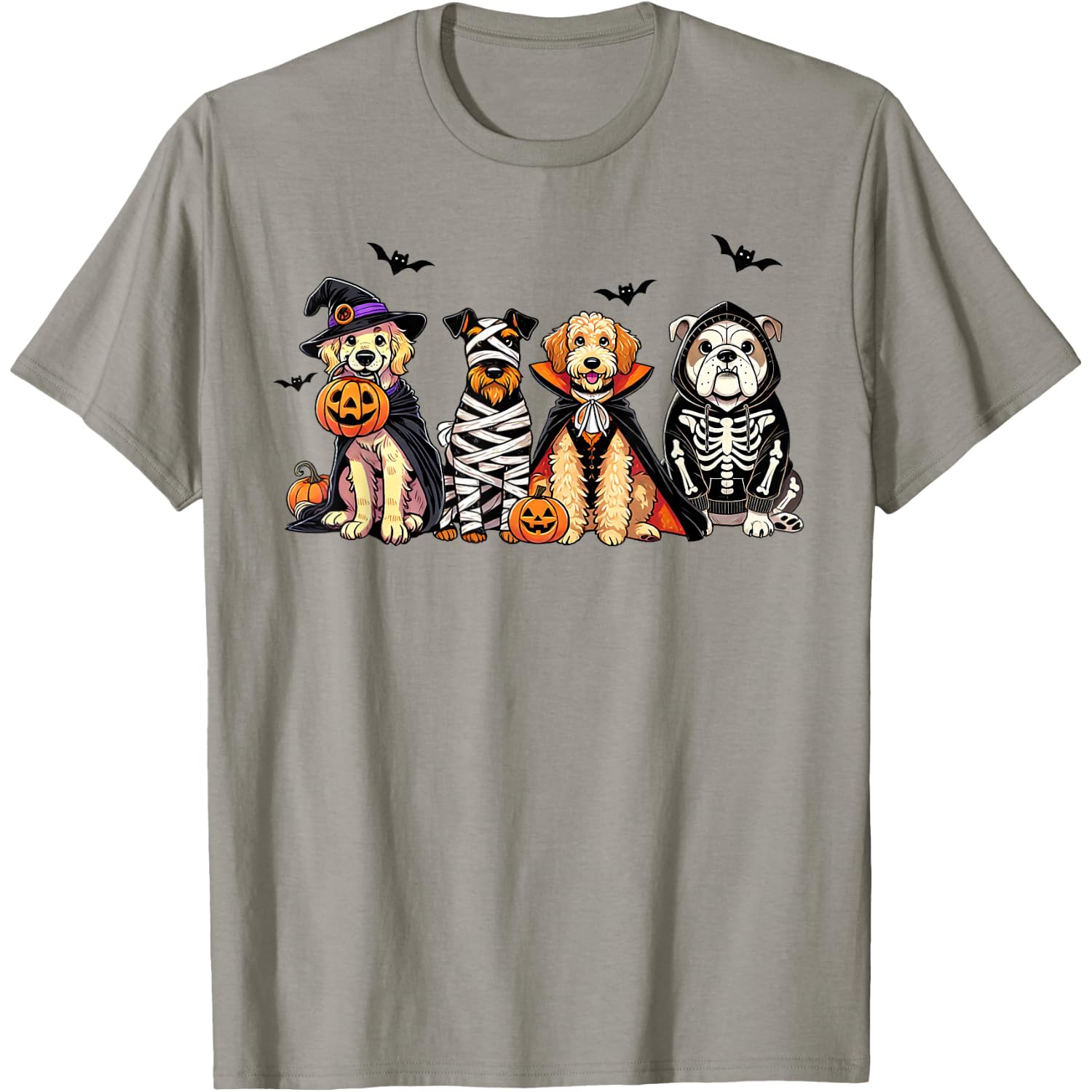 Dog Ghost Cute Dog Dressed As Ghost Funny Halloween Dog T-Shirt