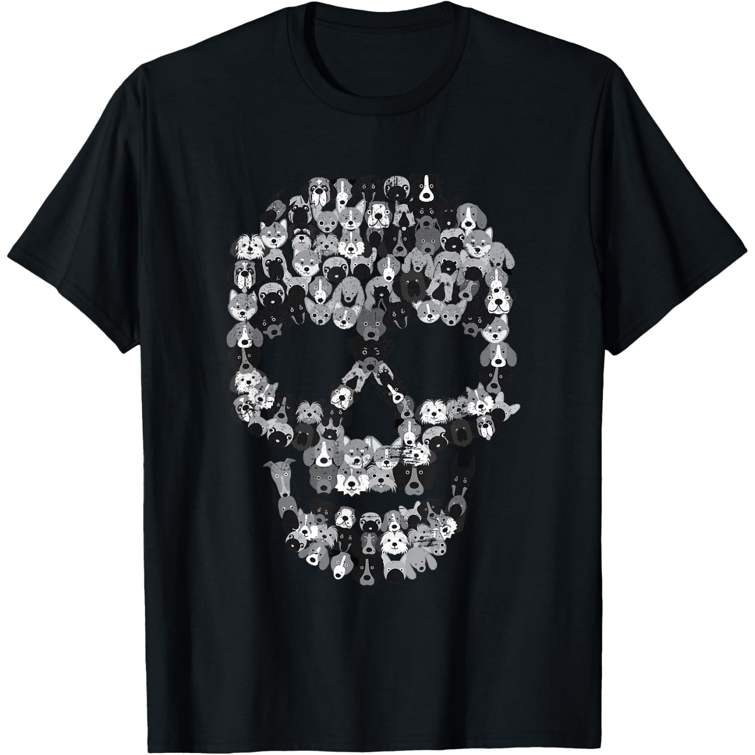 Dog Skull - Creepy Puppy Skeleton - Halloween Party Outfit T-Shirt