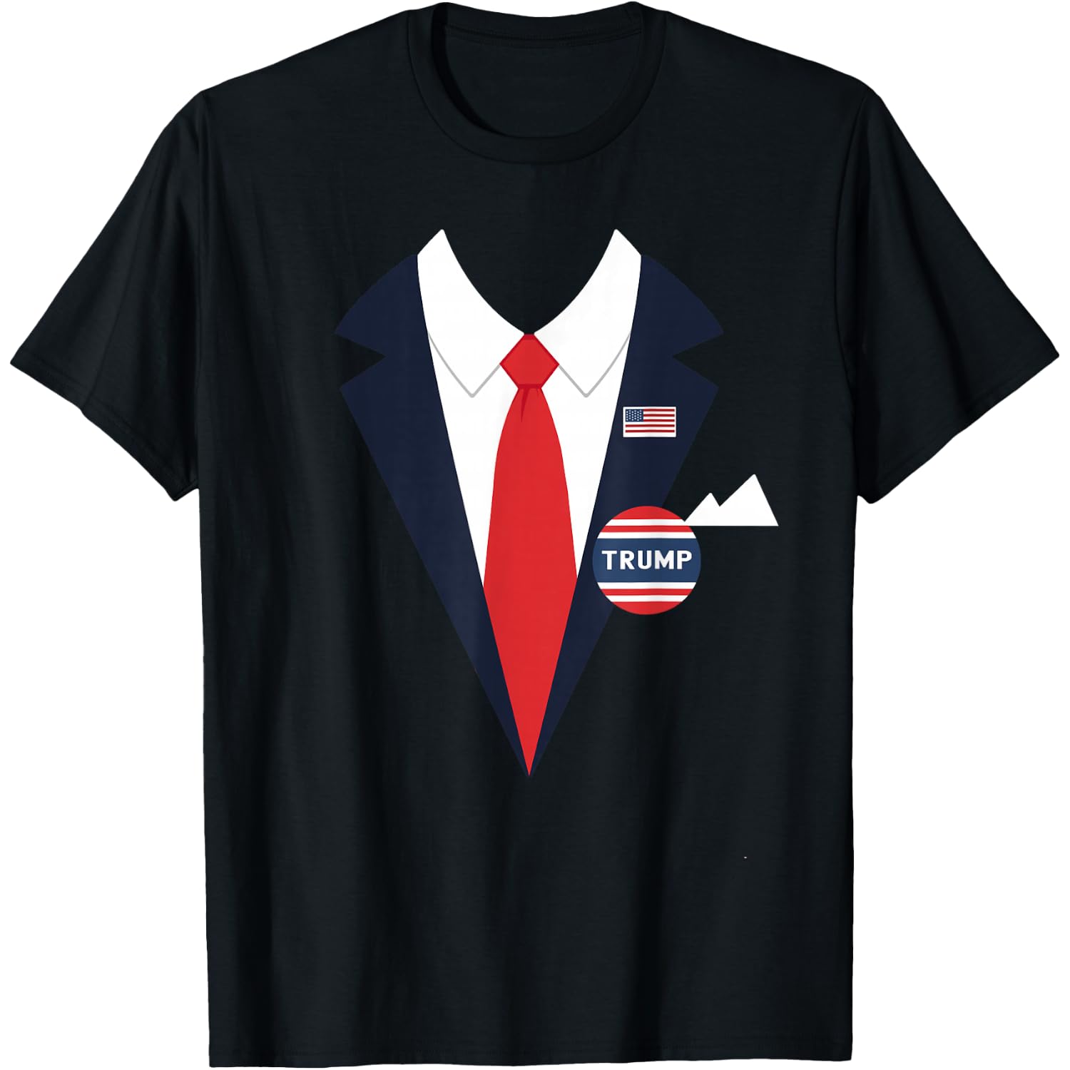Donald Trump Halloween Costume Funny Kids Suit T-Shirt