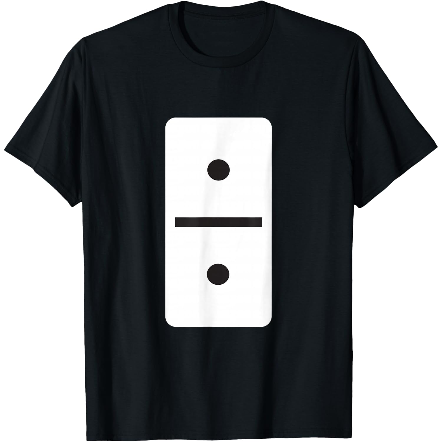 Double One Dominoes T-Shirt Halloween Costume Domino Game T-Shirt