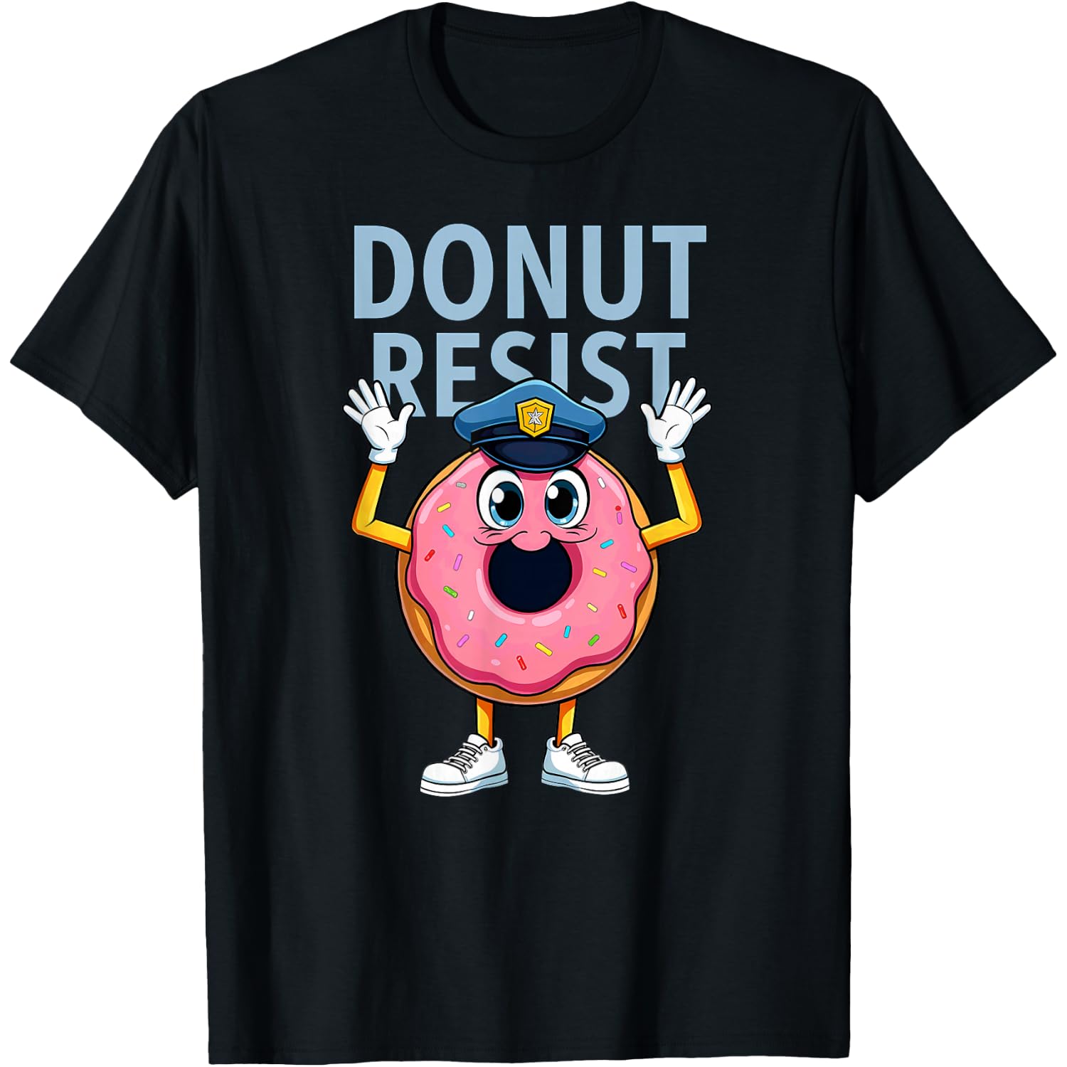 Doughnut Lover Donut Cop Halloween T-Shirt