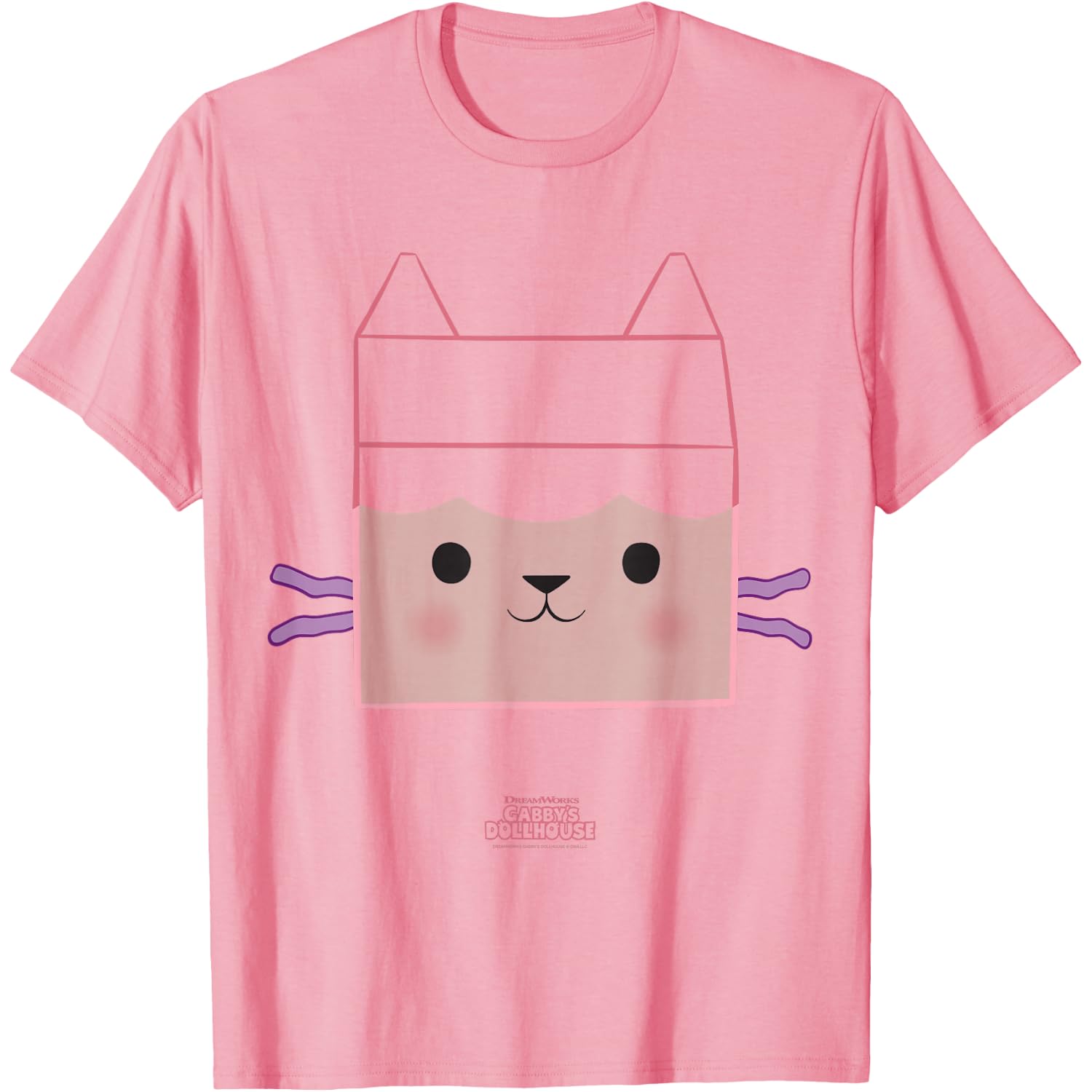 DreamWorks Gabby's Dollhouse Baby Box Big Face Halloween T-Shirt