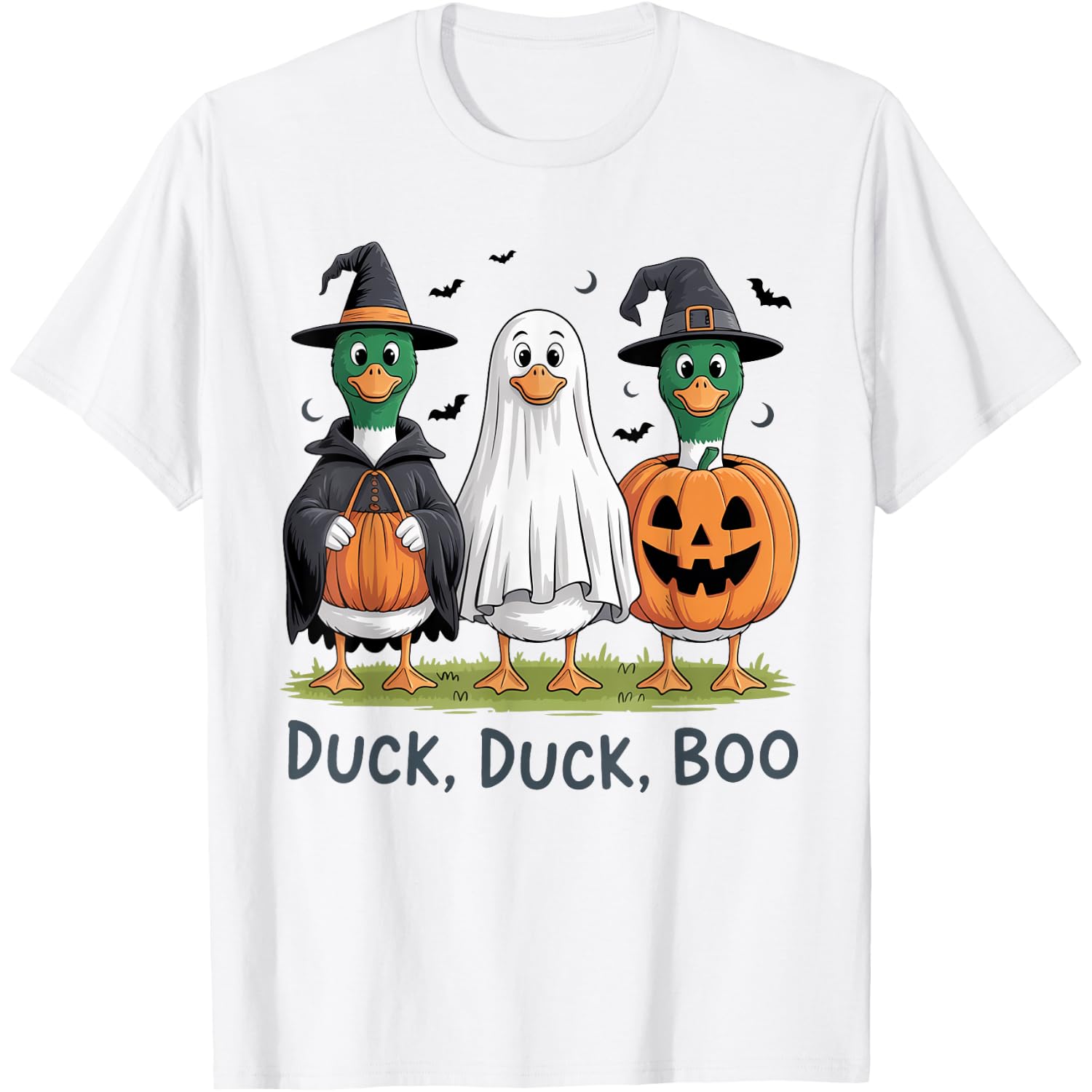Duck Duck Boo Funny Halloween Costume Duck T-Shirt