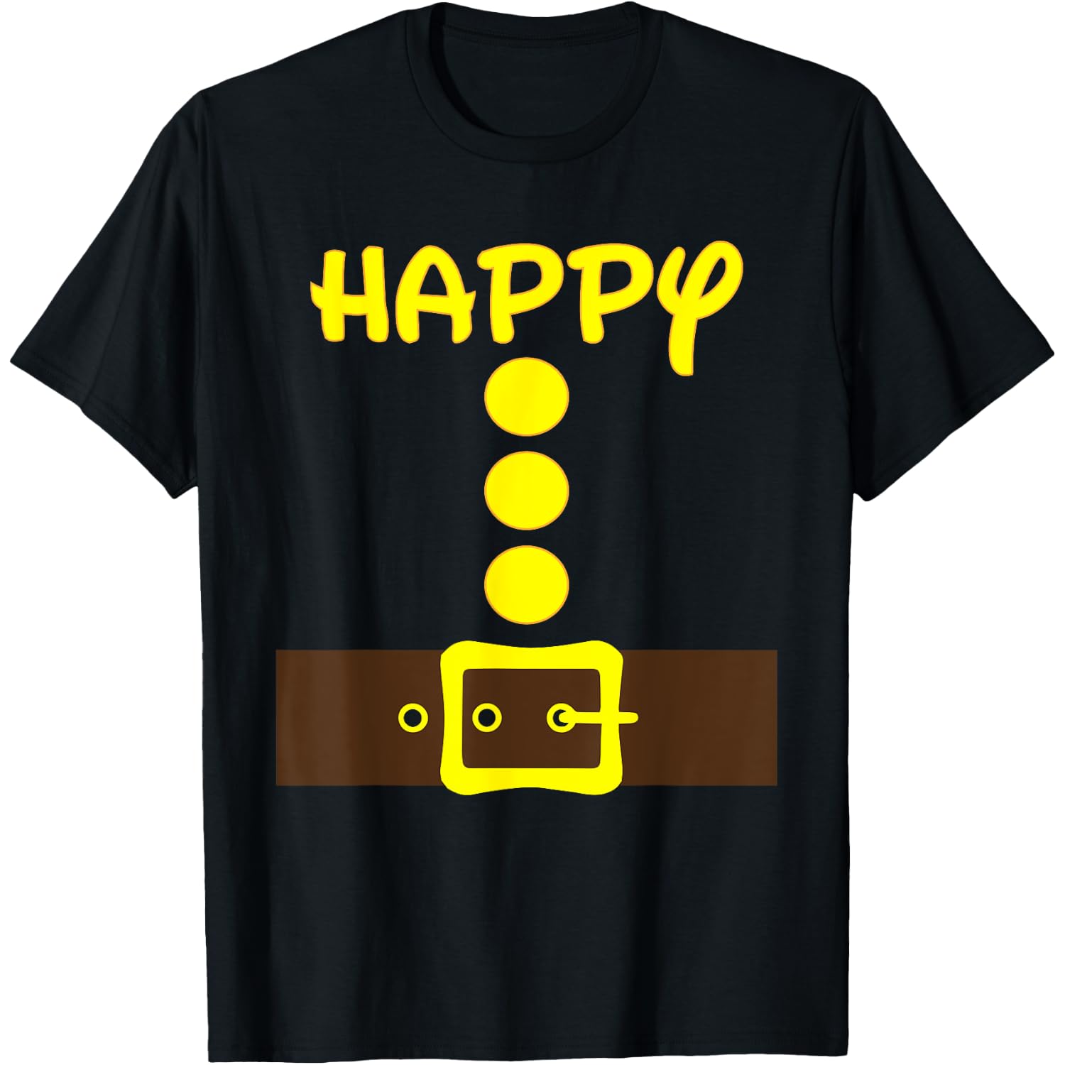 Dwarf Easy Halloween Men Women Kids Group Costume Matching T-Shirt