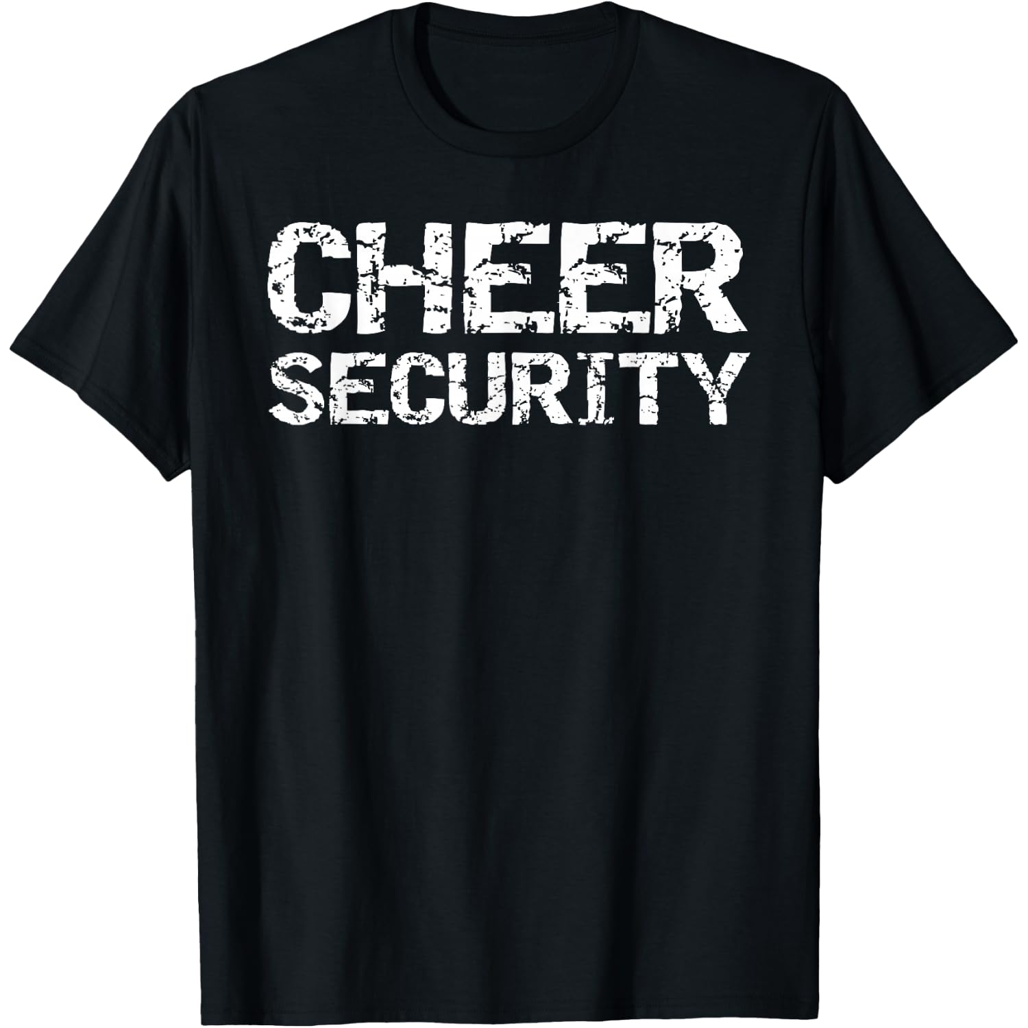 Easy Halloween Costume for Parents Lazy Dad Cheer Security T-Shirt