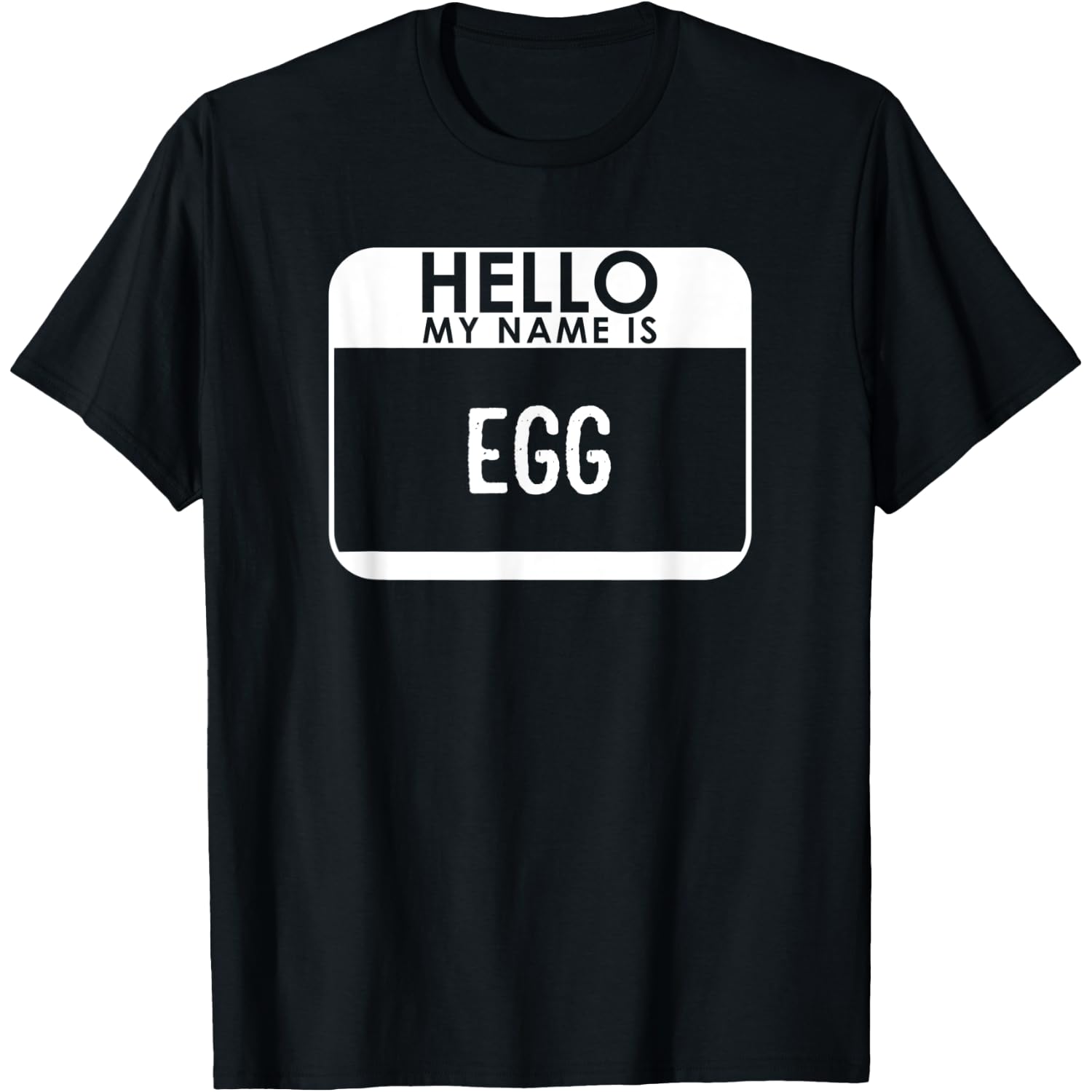 Egg Costume Funny Easy Last Minute Halloween Breakfast Gift T-Shirt