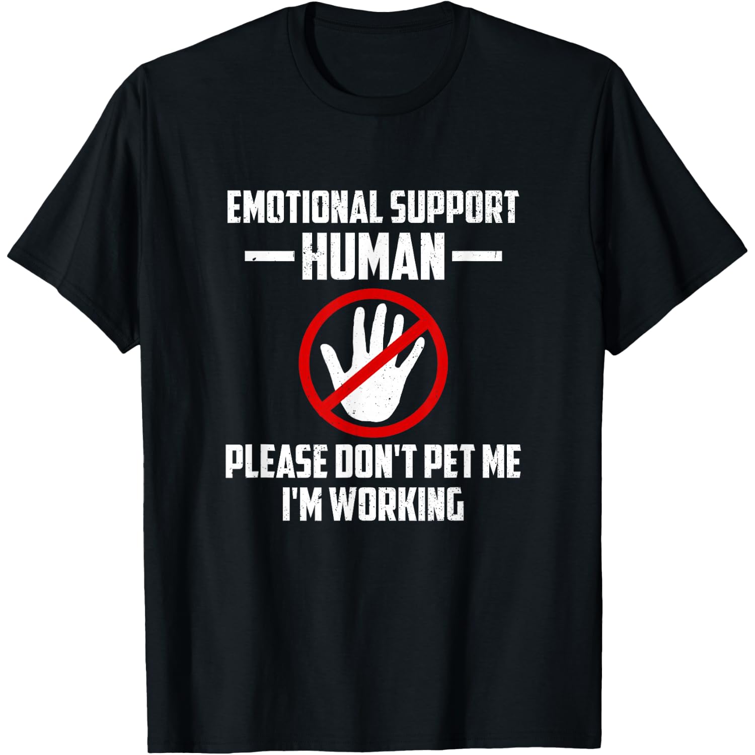 Emotional-Support Human Halloween Costume Do Not Pet Me T-Shirt