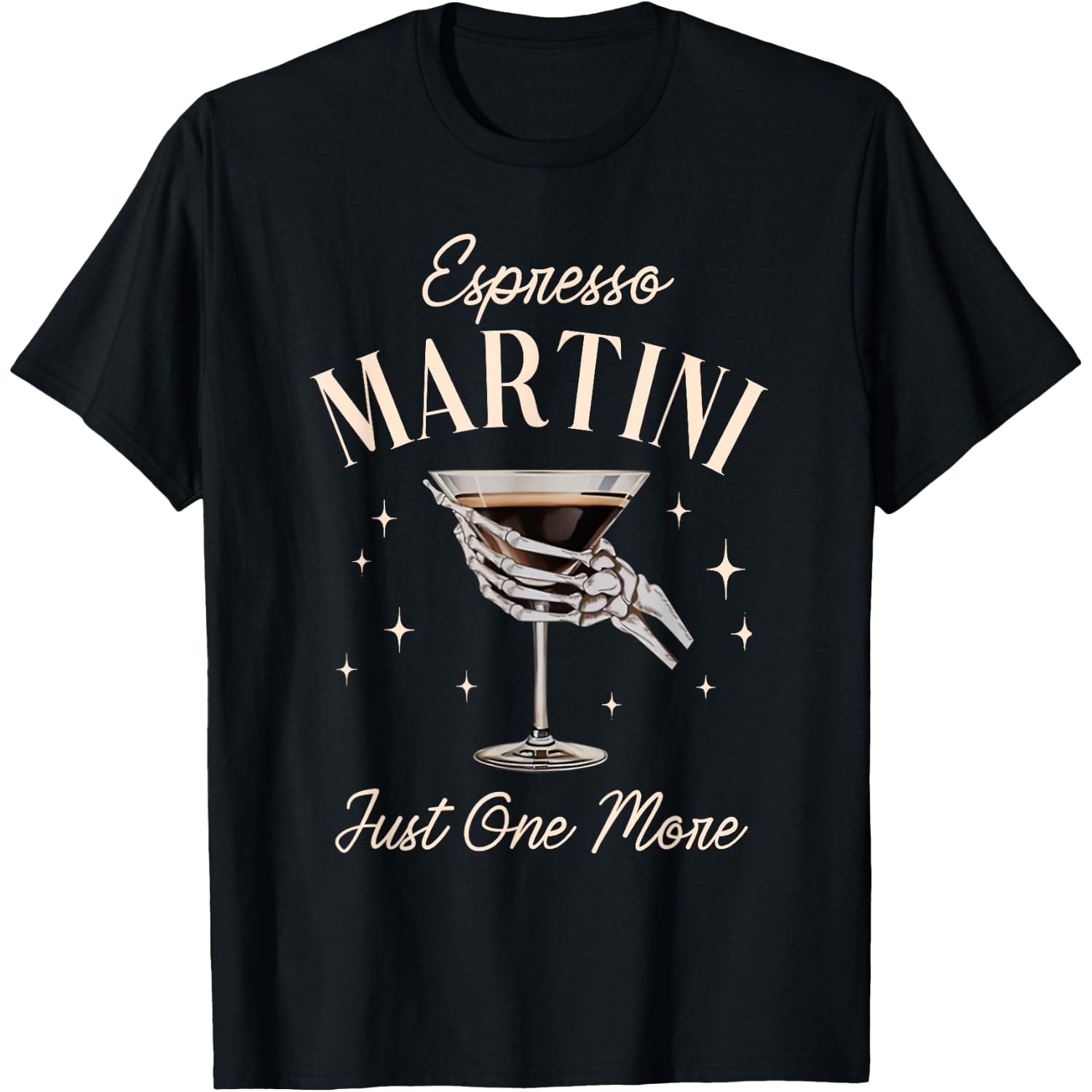 Espresso Martini Party Girl Halloween Cocktail Lover T-Shirt