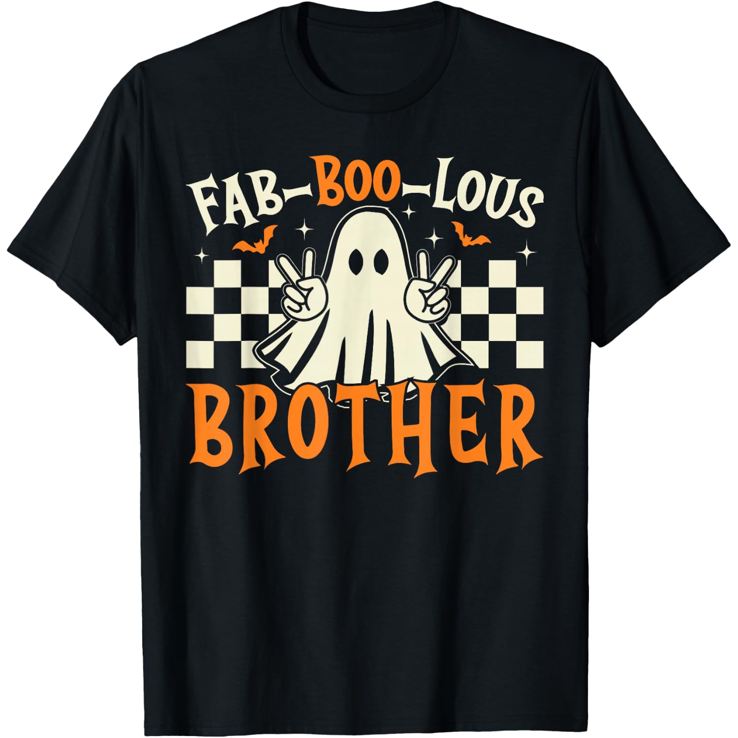 Fab Boo Lous Brother Ghost Spooky Brother Halloween Costume T-Shirt