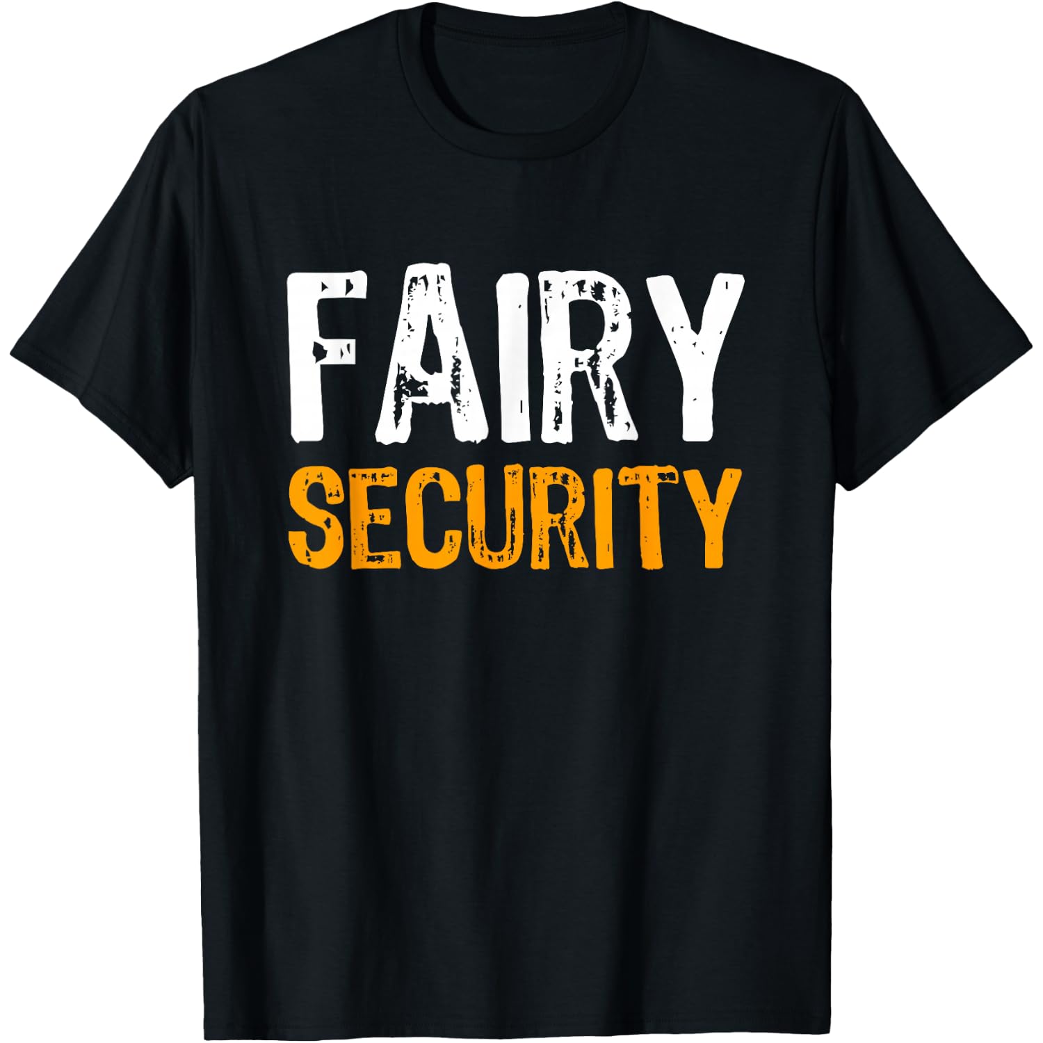 Fairy Security Halloween Costume Adult Mom Dad Lazy Easy Kid T-Shirt