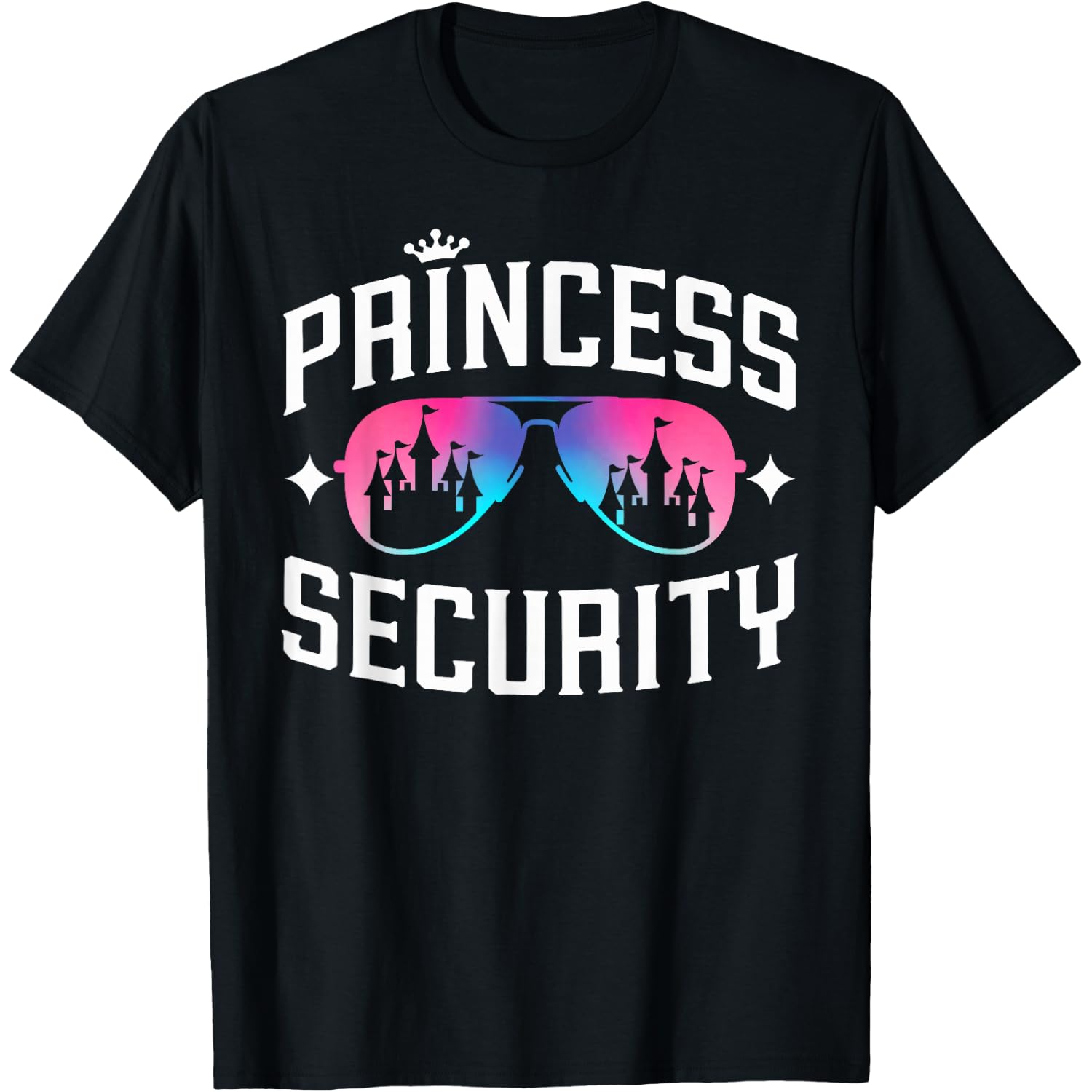 Fairy Tale Princess Security Cool Castle Shades Matching T-Shirt