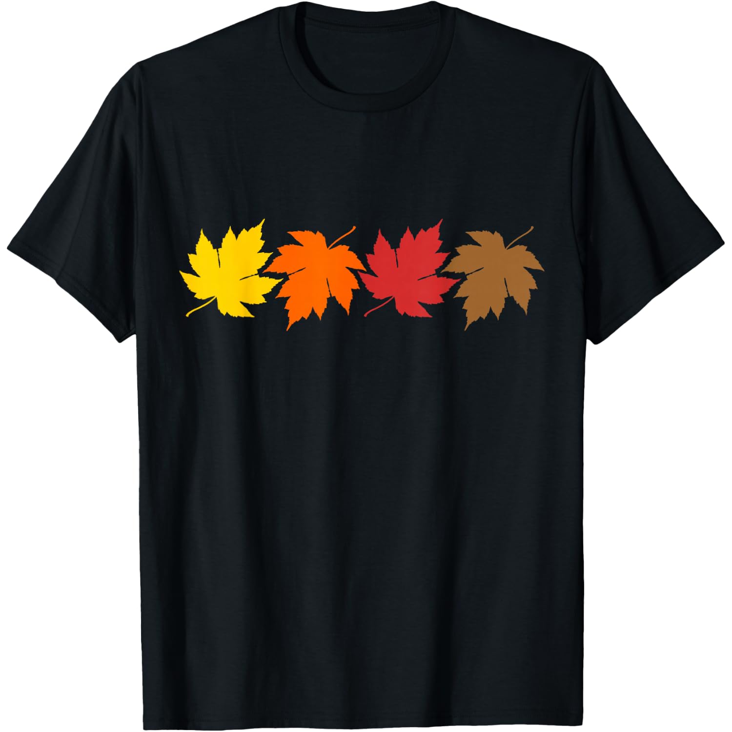 Fall Leaves and October Autumn T-Shirt