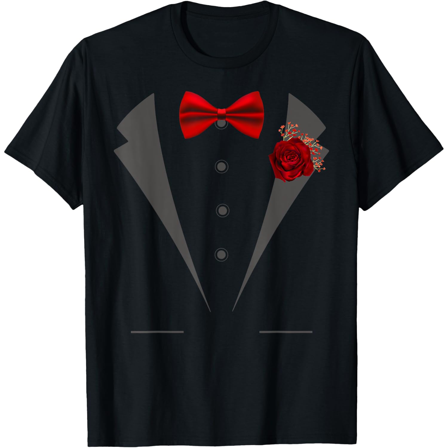 Faux Tuxedo Faux Suit Fake Tuxedo Faux Tux T-Shirt