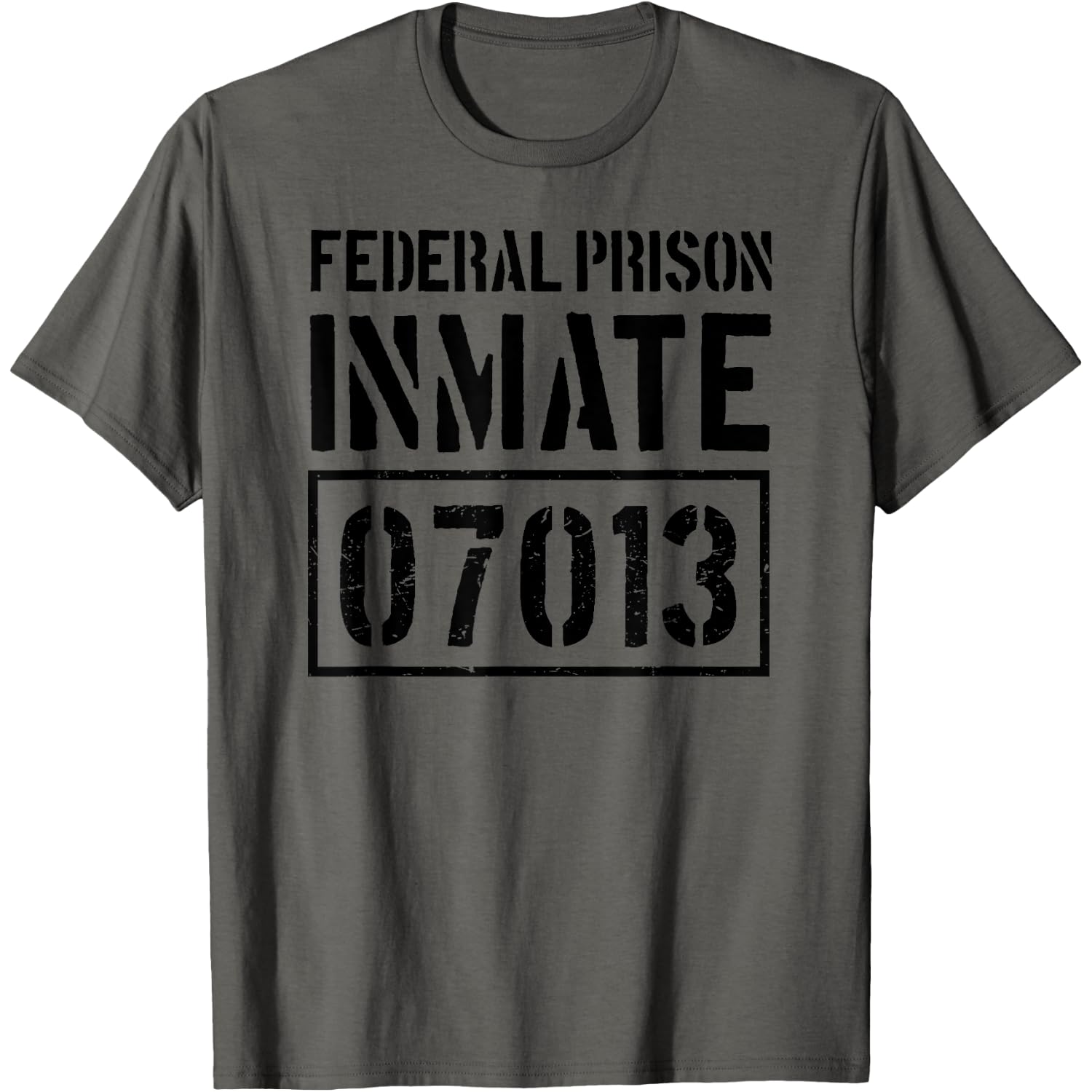 Federal Prison Inmate Funny Jail Halloween Costume T-Shirt