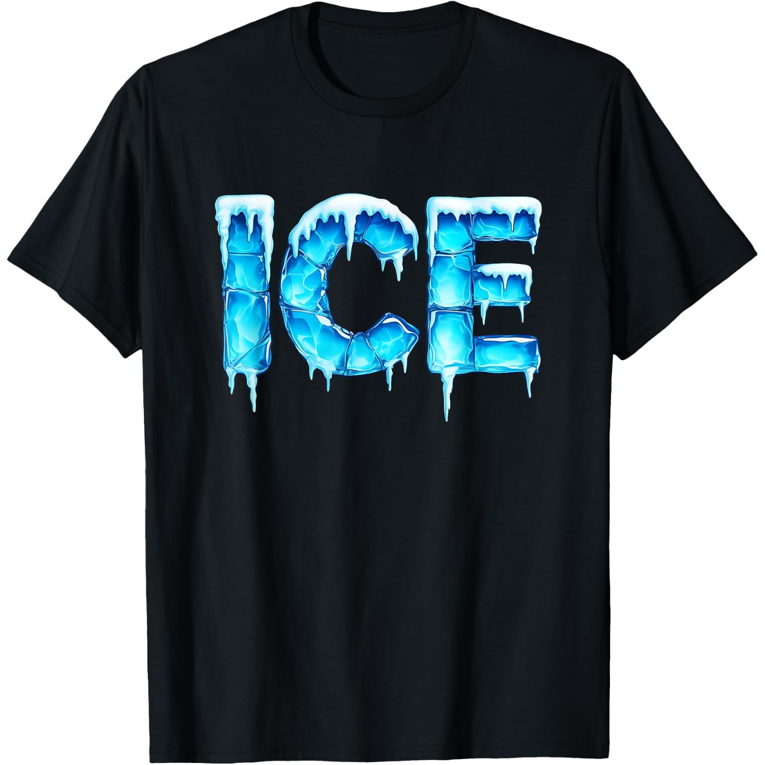 Fire and Ice Matching Funny 2025 Halloween Costume Easy Meme T-Shirt
