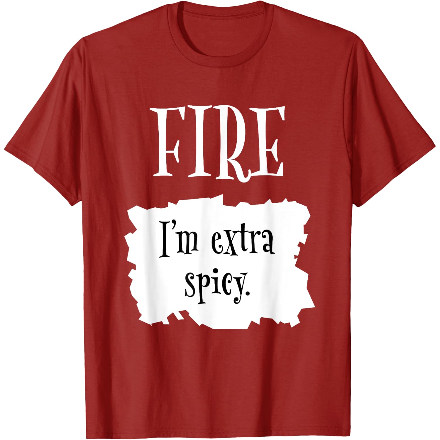 Fire Hot Packet Halloween Taco I'm Extra Spicy Costume T-Shirt