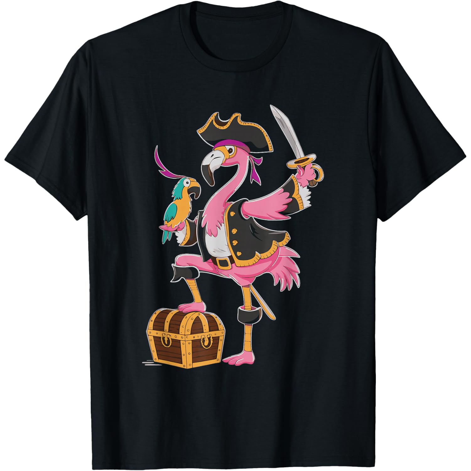 Flamingo Pirate T-Shirt