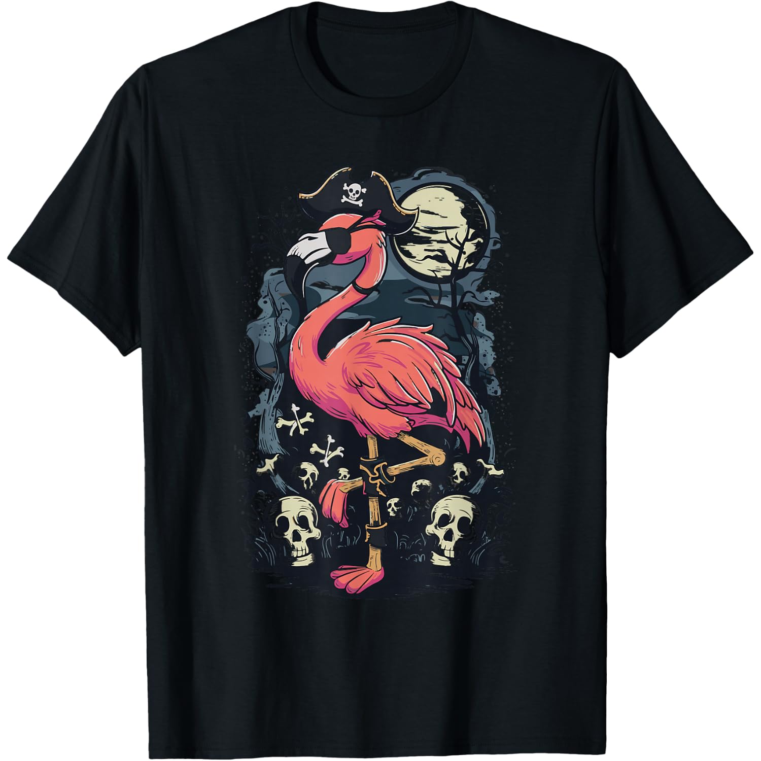 Flamingo Pirate T-Shirt
