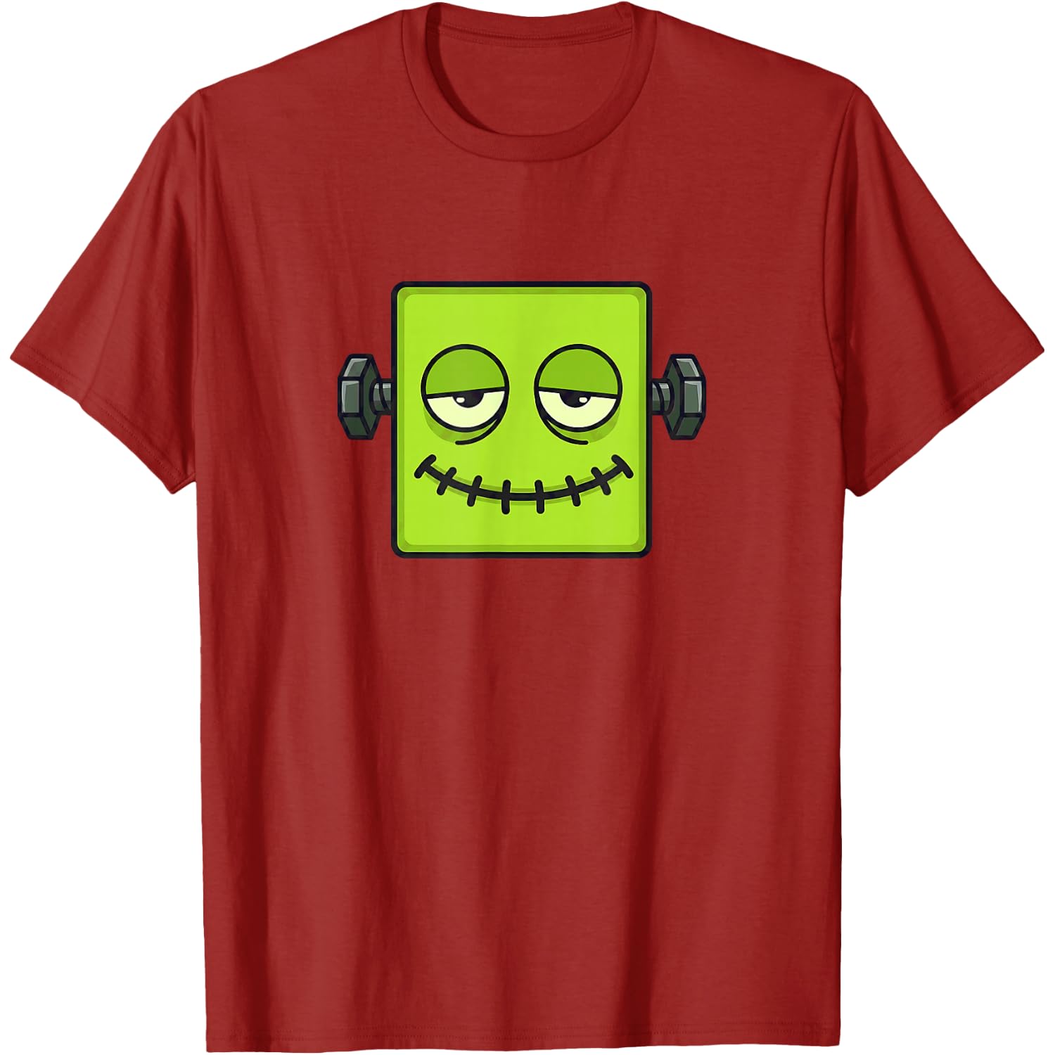 Frankenstein Face Halloween Costume Birthday Idea Cute Funny T-Shirt