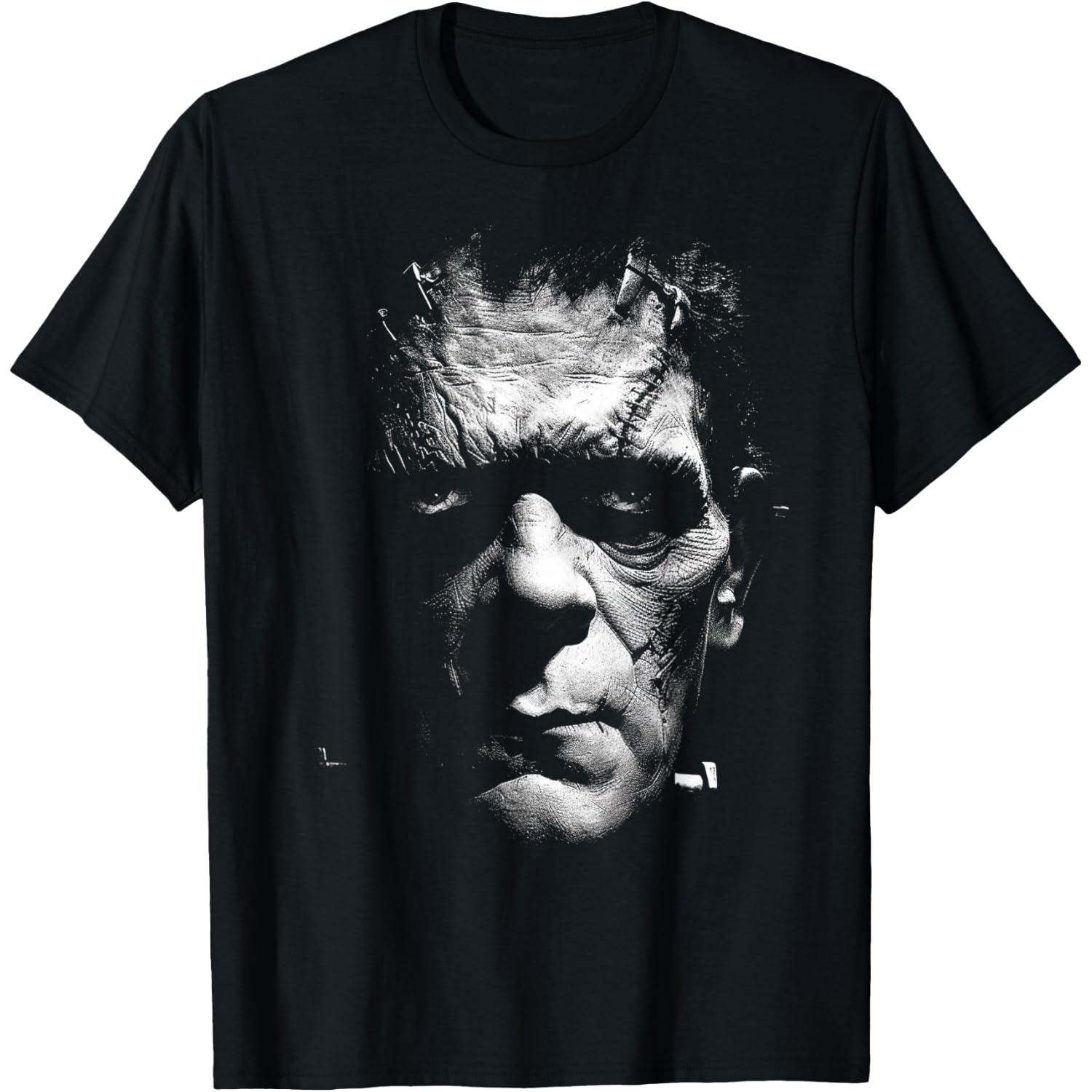 Frankenstein Portrait Classic Halloween Monster Horror Movie T-Shirt