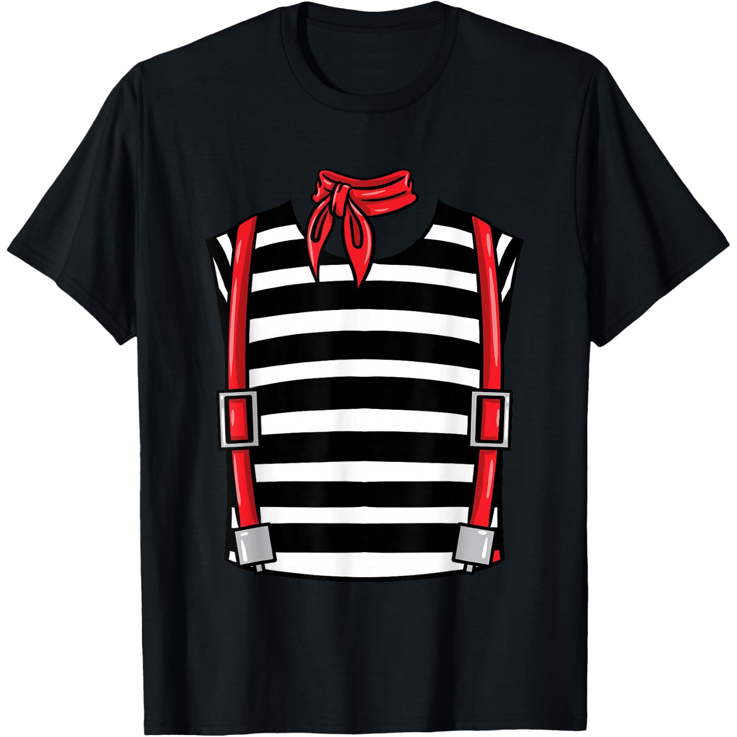 French Mime Costume Halloween T-Shirt