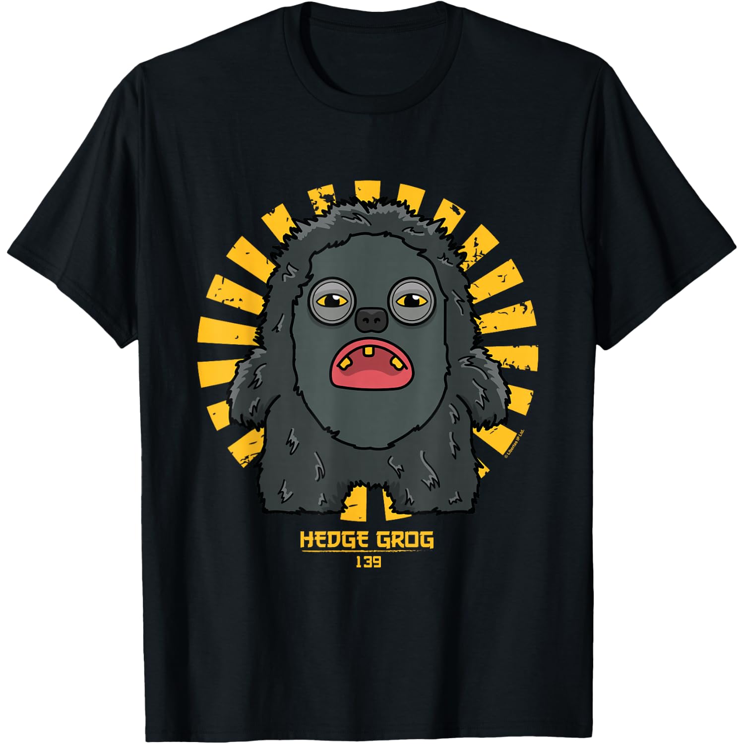 Fuggler Hedge Grog New Fuggs Retro Japanese Text Halloween T-Shirt
