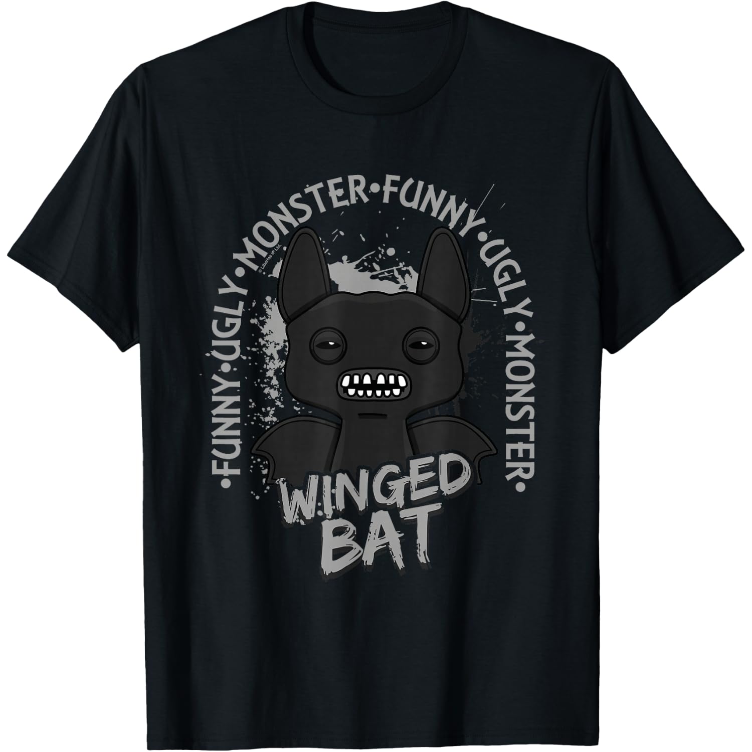 Fuggler Winged Bat Black Originals Halloween T-Shirt