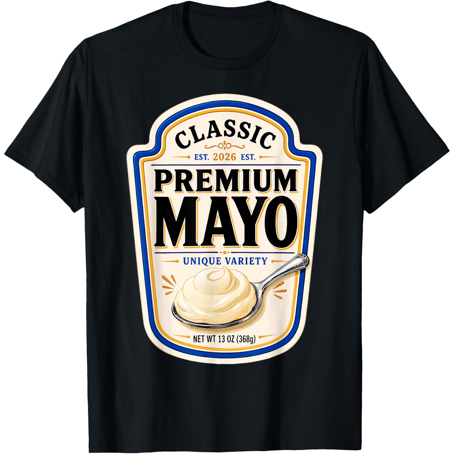 Fun Food Mayo Halloween Costume Mayonnaise T-Shirt