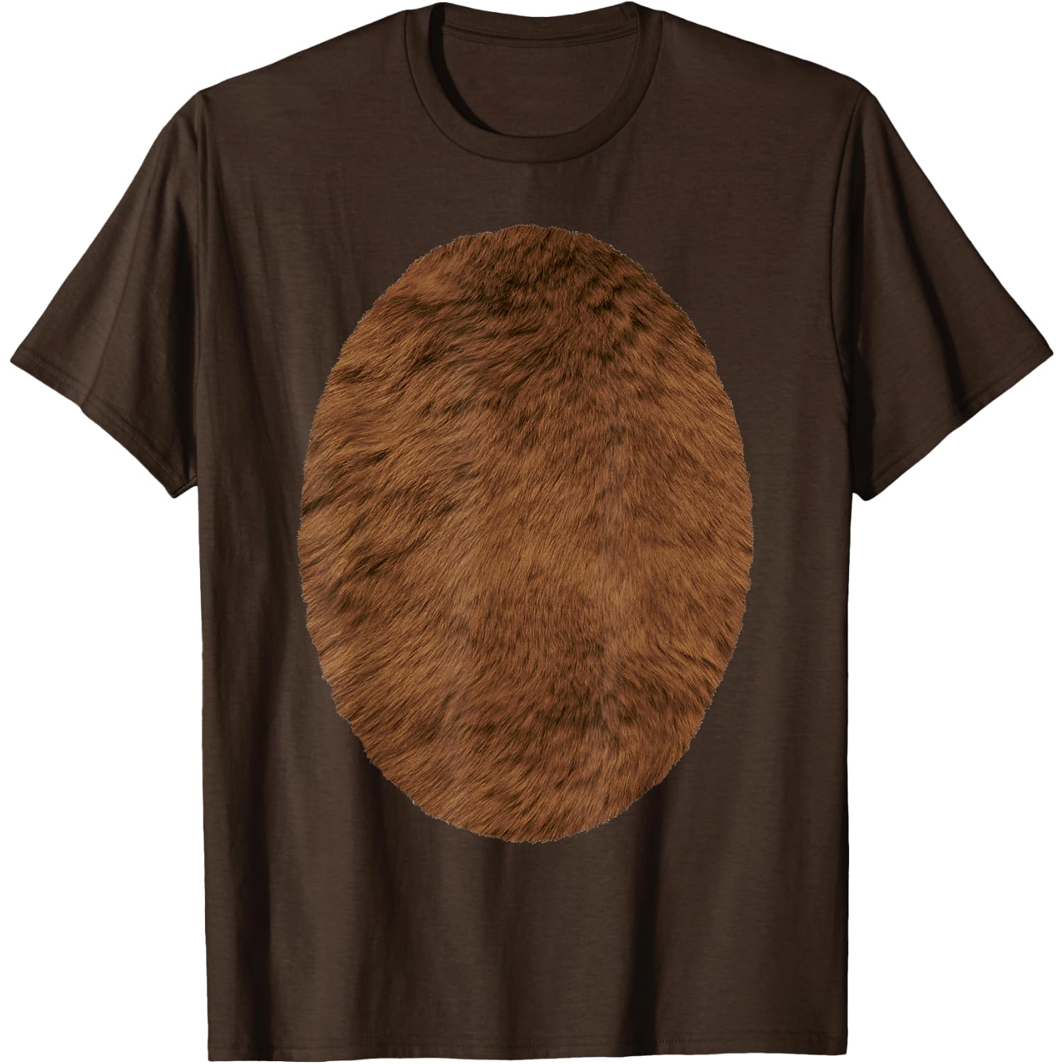 Fun Halloween Easy DIY Brown Grizzly Bear Costume T-Shirt