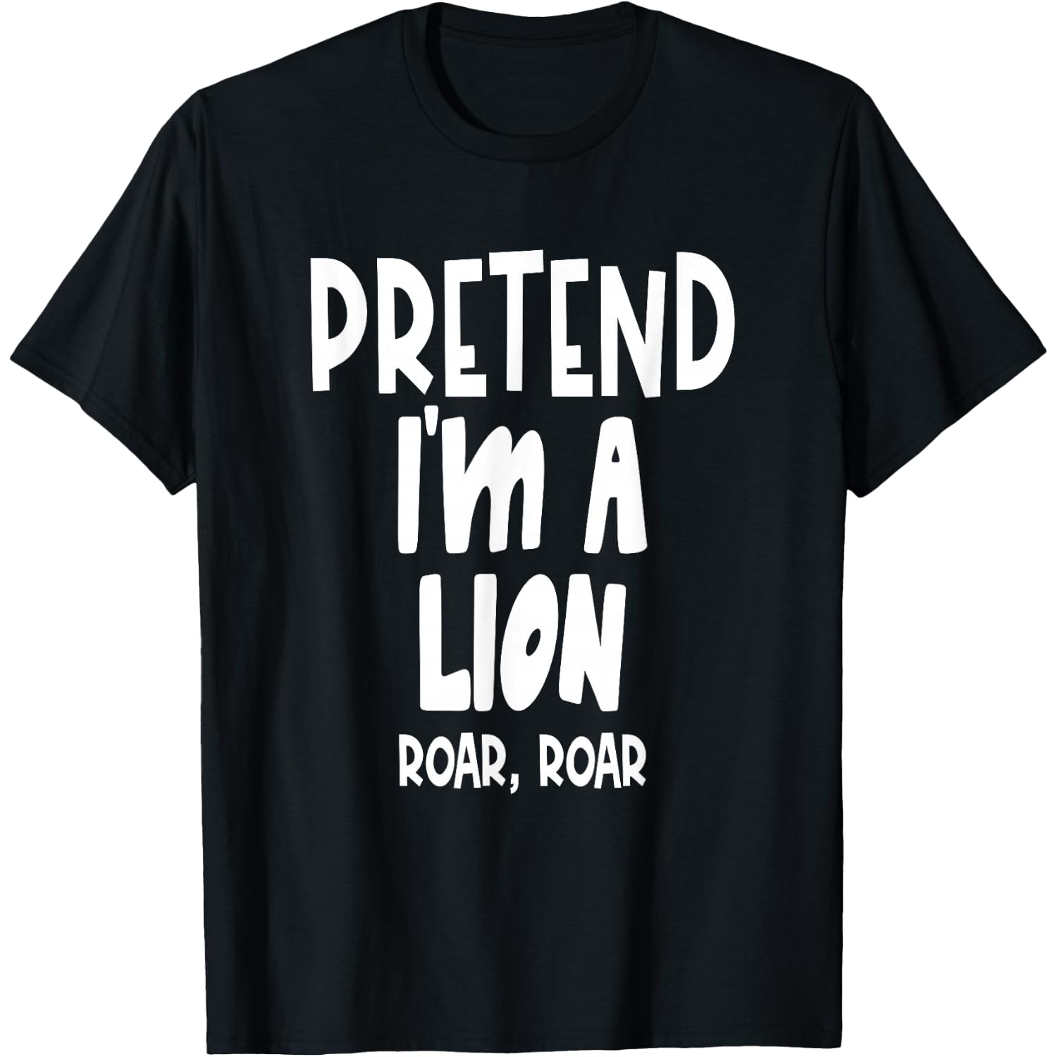 Fun Pretend Lion Shirt - Lazy Halloween Lion Costume T-Shirt