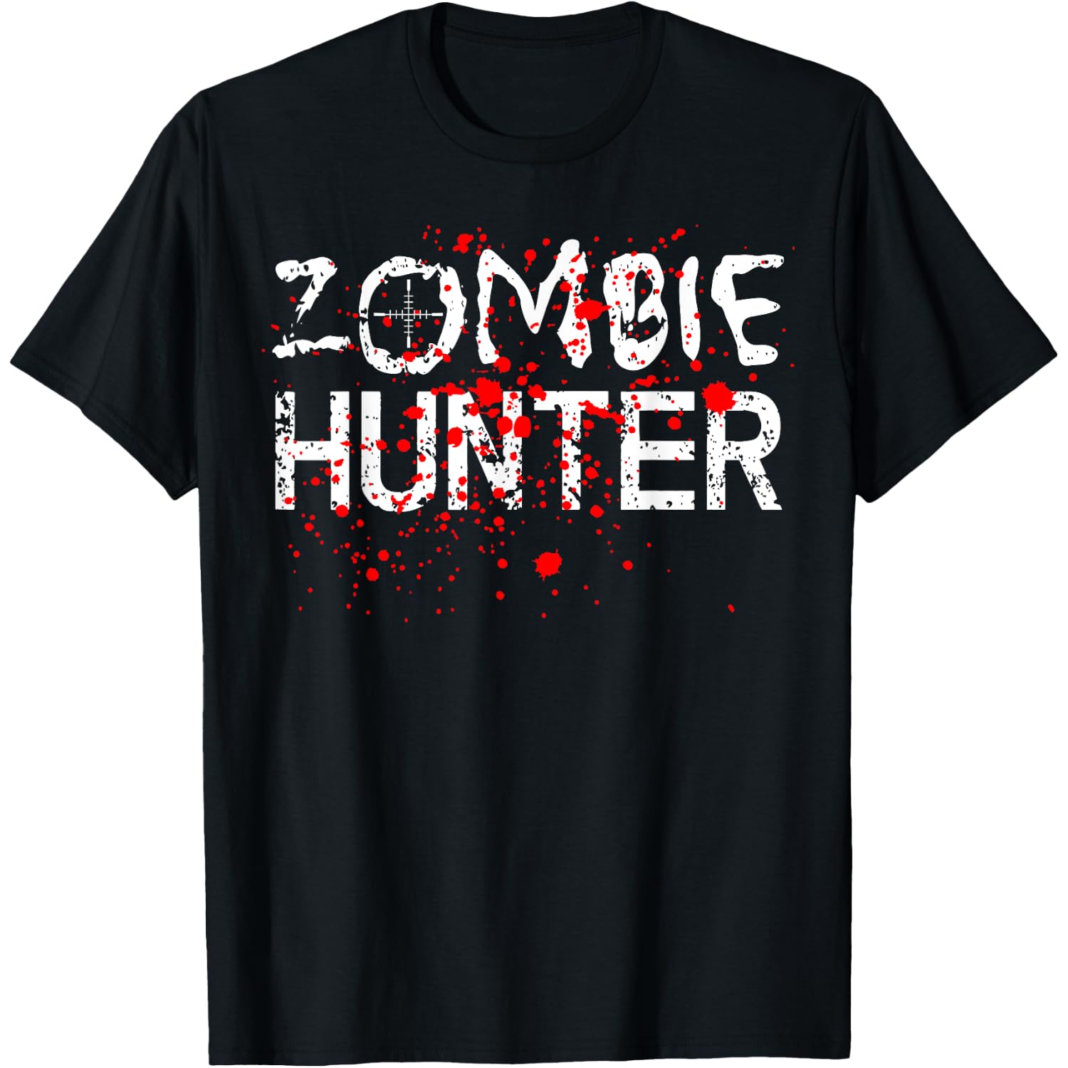 Fun Simple Zombie Hunter Halloween Costume T-Shirt