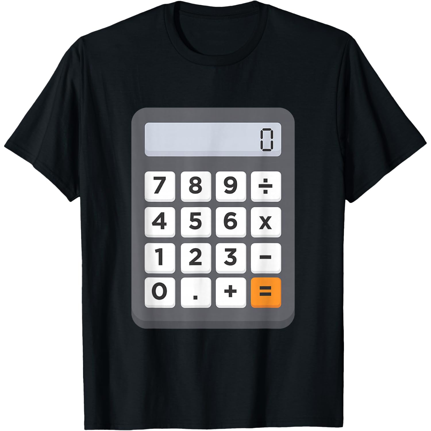 Funny Accountant Halloween Costume Outfit Math Calculator T-Shirt