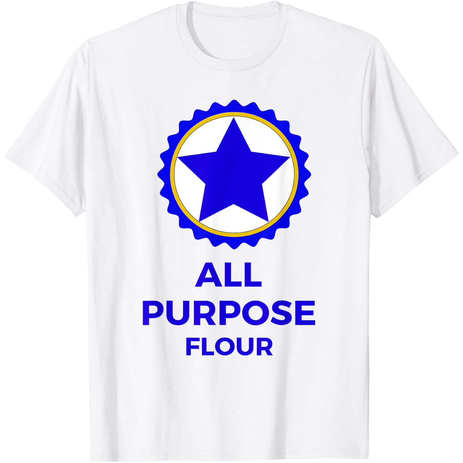 Funny All Purpose Flour Costume T-Shirt Baking Recipe T-Shirt
