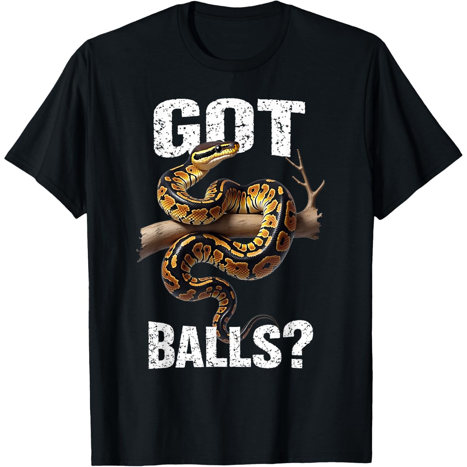 Funny Ball Python Lover Balls Reptile Keeper Snake Owners T-Shirt