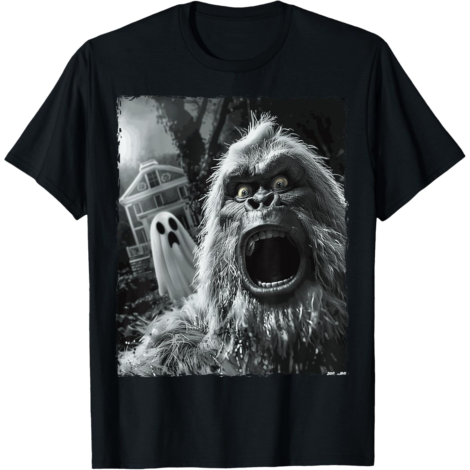Funny Bigfoot Sasquatch Halloween T-Shirt