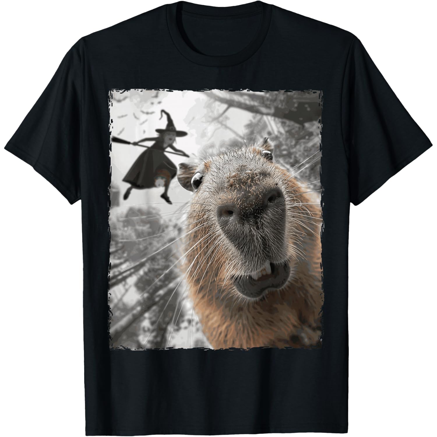 Funny Capybara Halloween T-Shirt