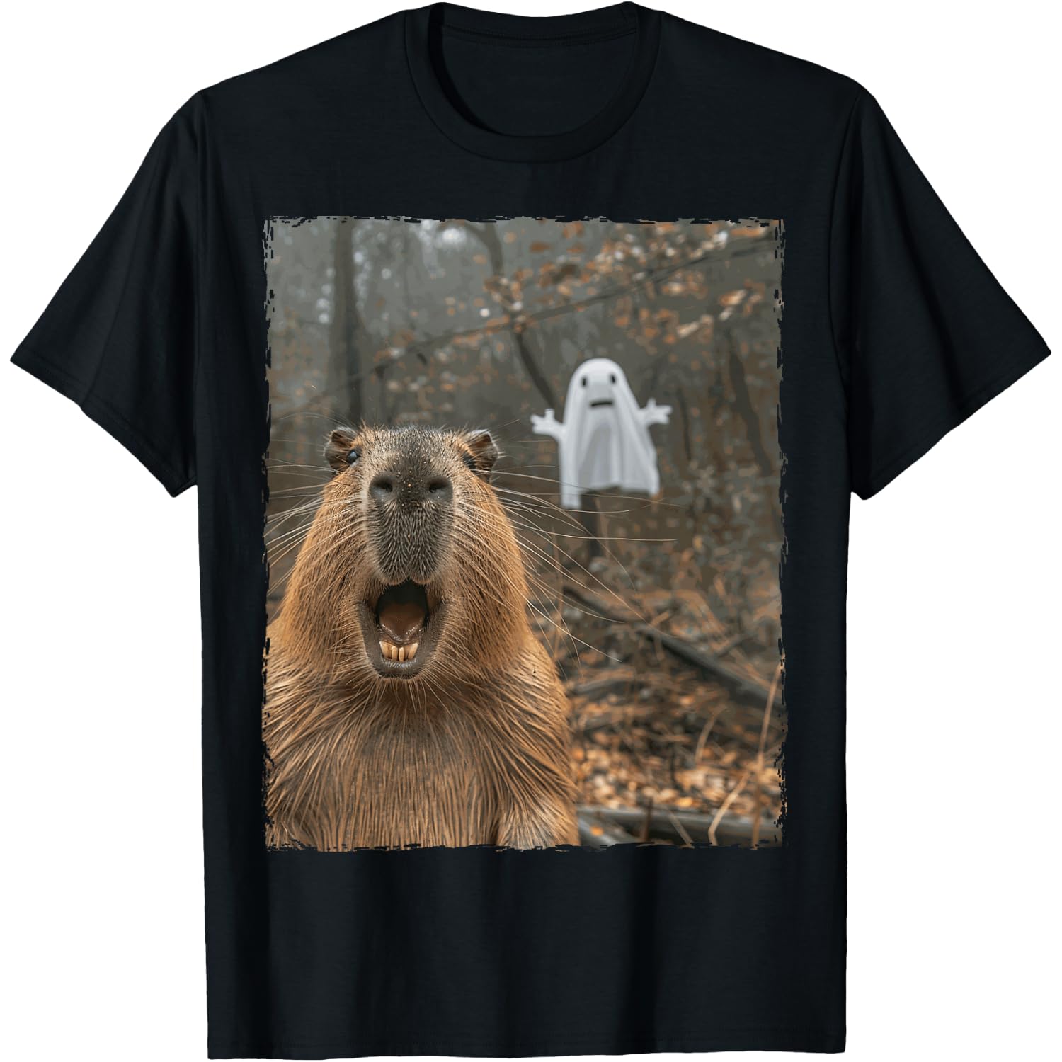 Funny Capybara Halloween T-Shirt