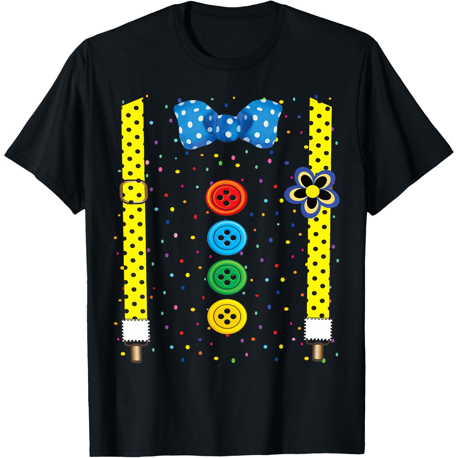 Funny Clown Costumes for Children Carnival Costume T-Shirt