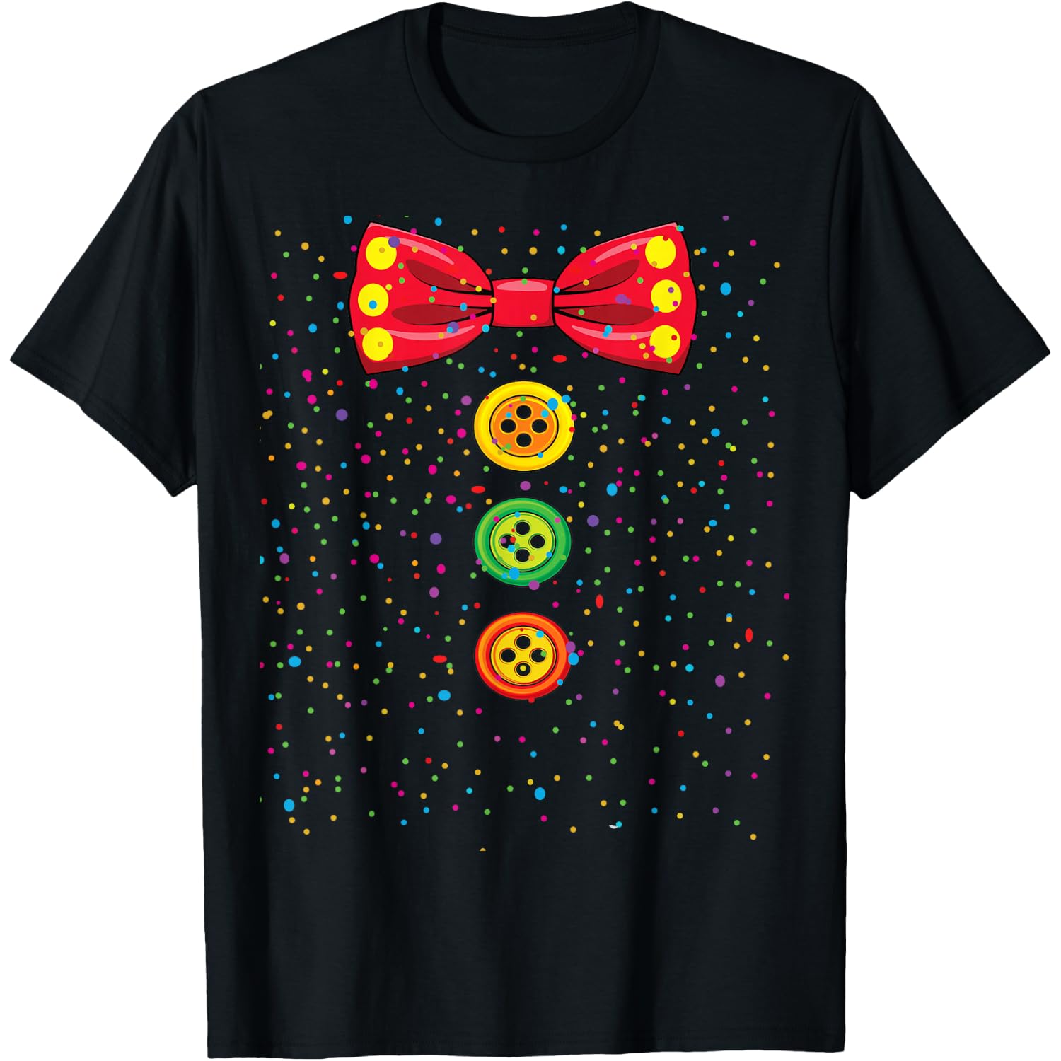 Funny Clown Costumes for Children Carnival Costume T-Shirt