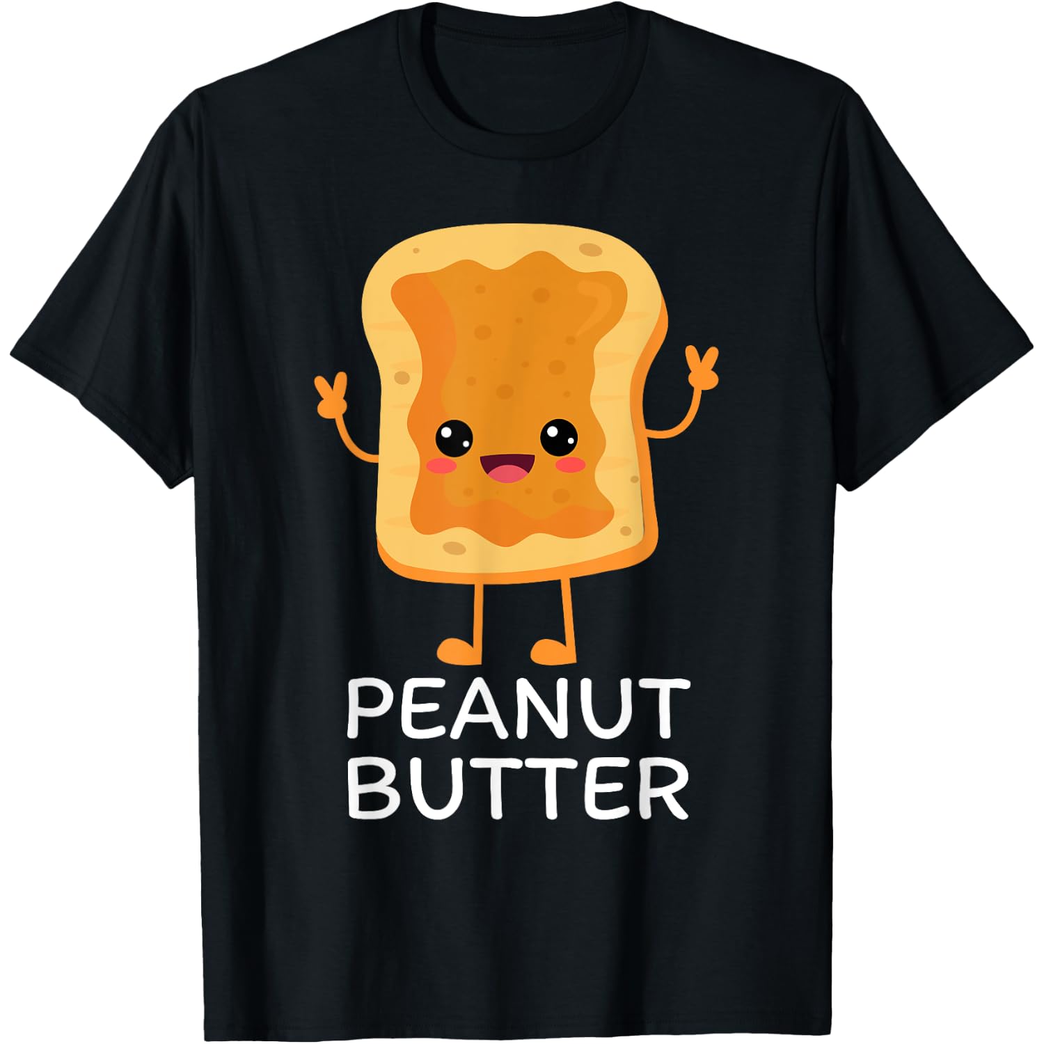 Funny Cute Peanut Butter Costumes Halloween Matching Couple T-Shirt