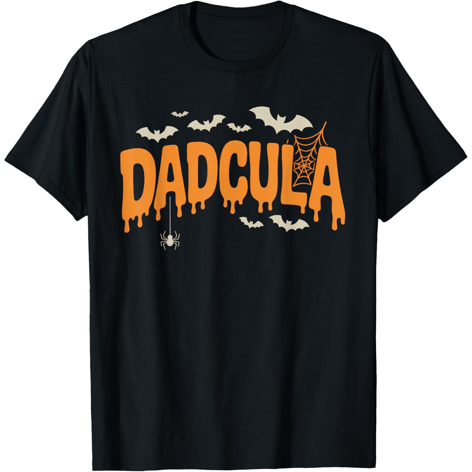 Funny Dadcula Halloween Dad Costume Bat Vampire Daddy Men T-Shirt