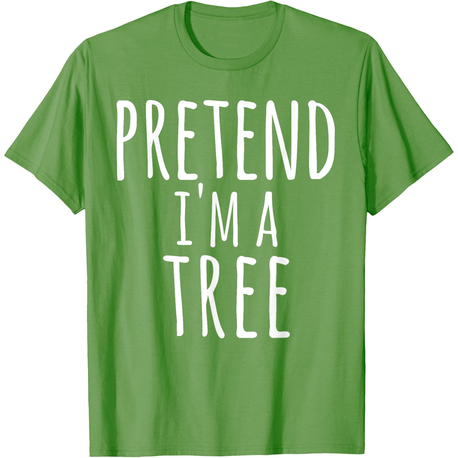 Funny Easy Lazy Halloween Pretend I'm A Tree Costume Gift T-Shirt