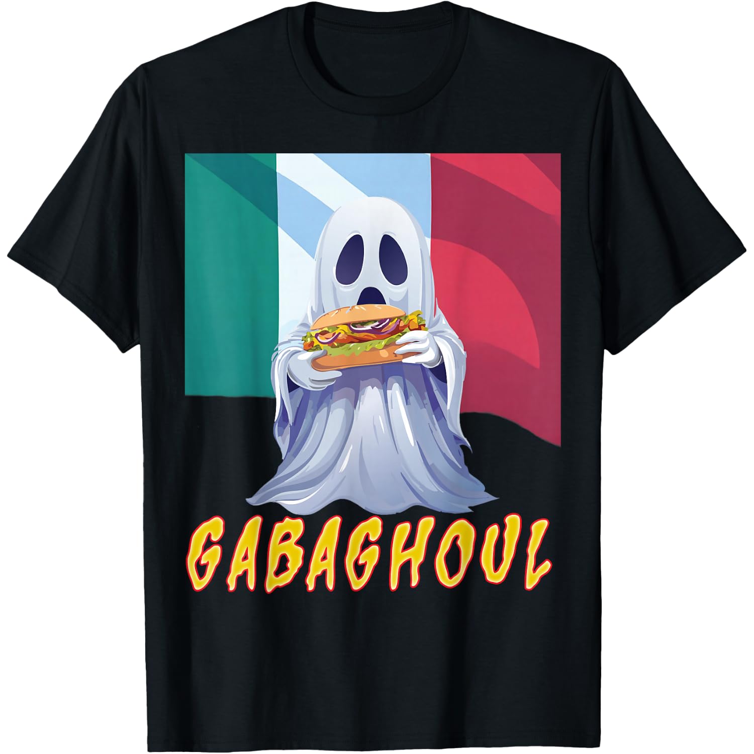 Funny Gabaghoul Gabagool Italian American Halloween Costume T-Shirt