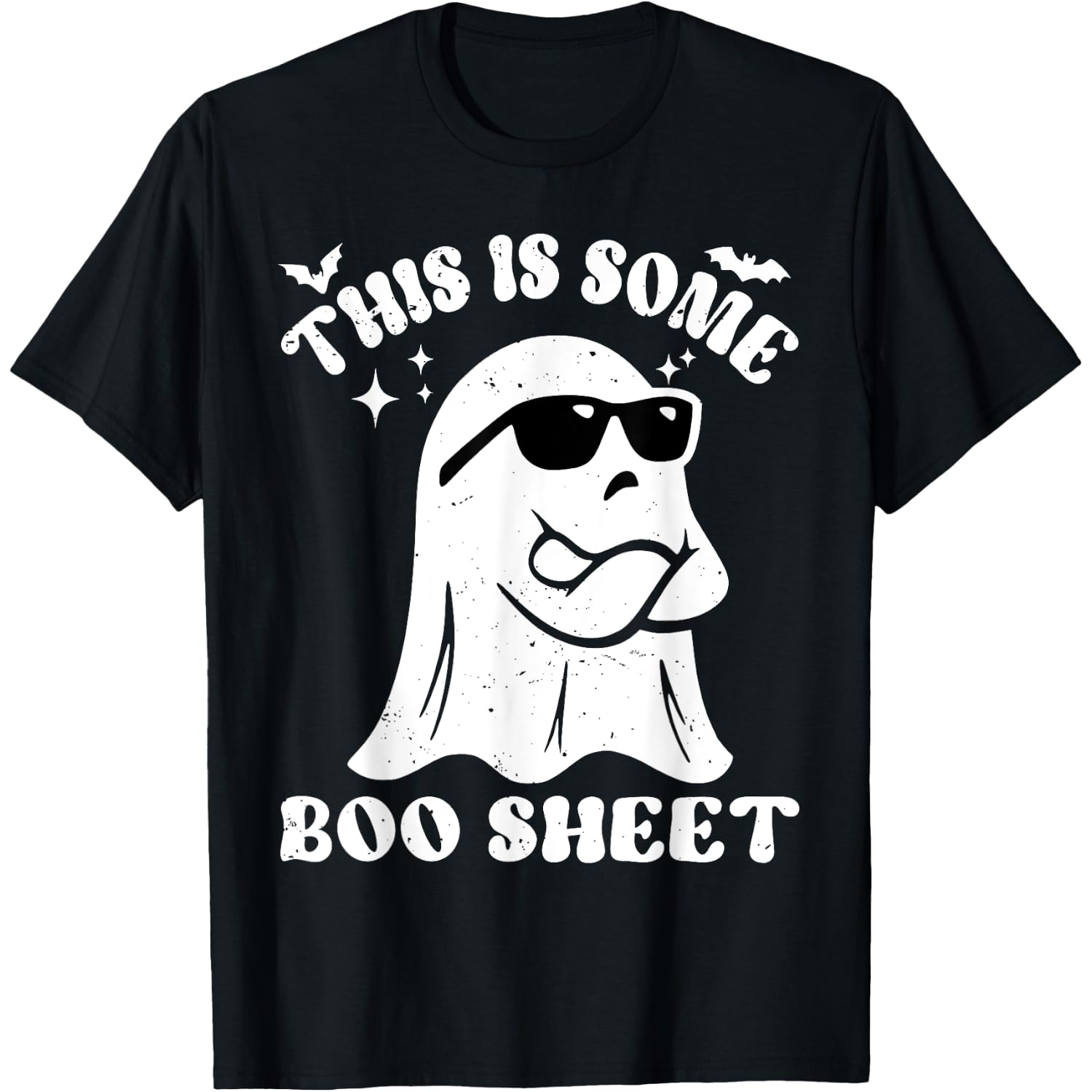 Funny Halloween Boo Ghost Sunglasses This is Some Boo Sheet T-Shirt