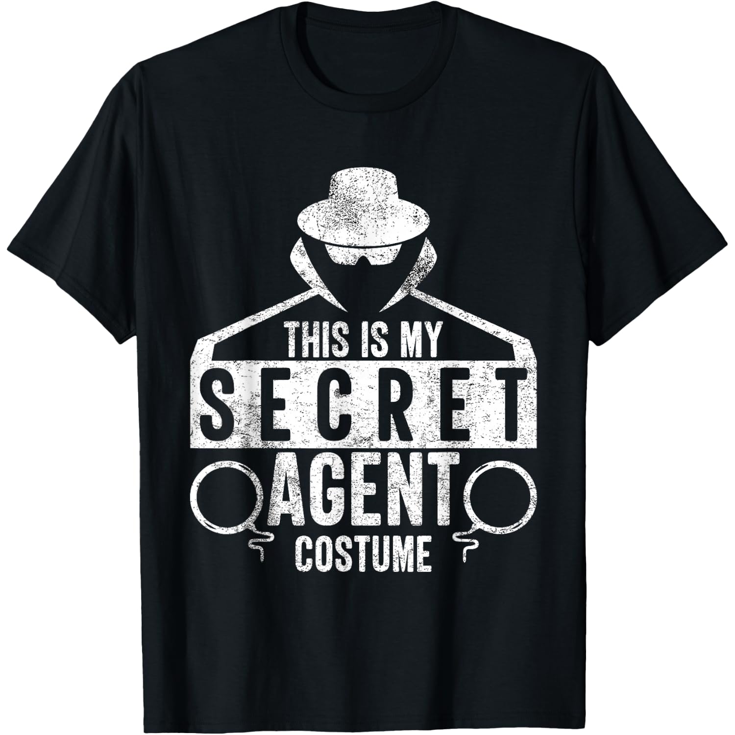 Funny 'This is My Secret Agent Costume' T-Shirt