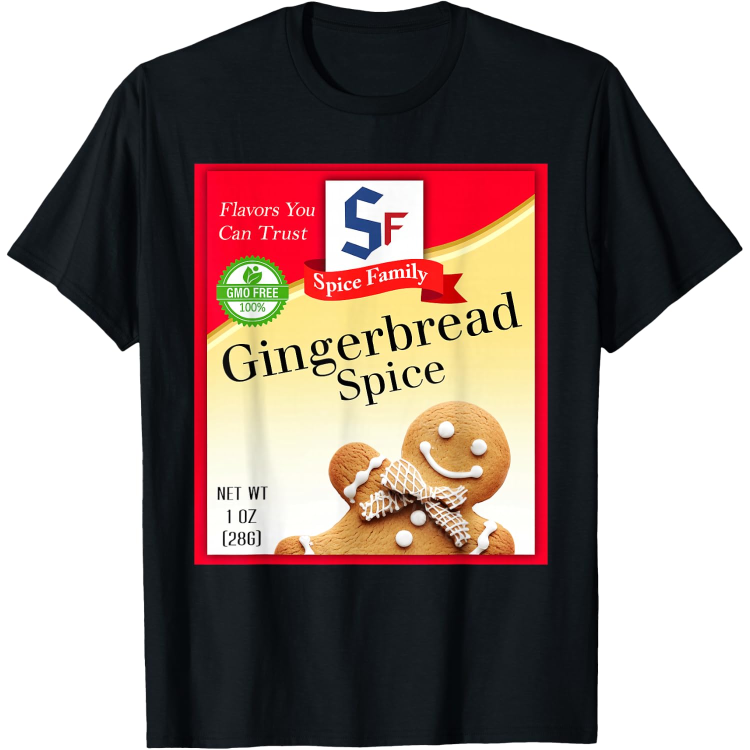 Gingerbread Spice Group Costume Family Matching Outfit T-Shirt