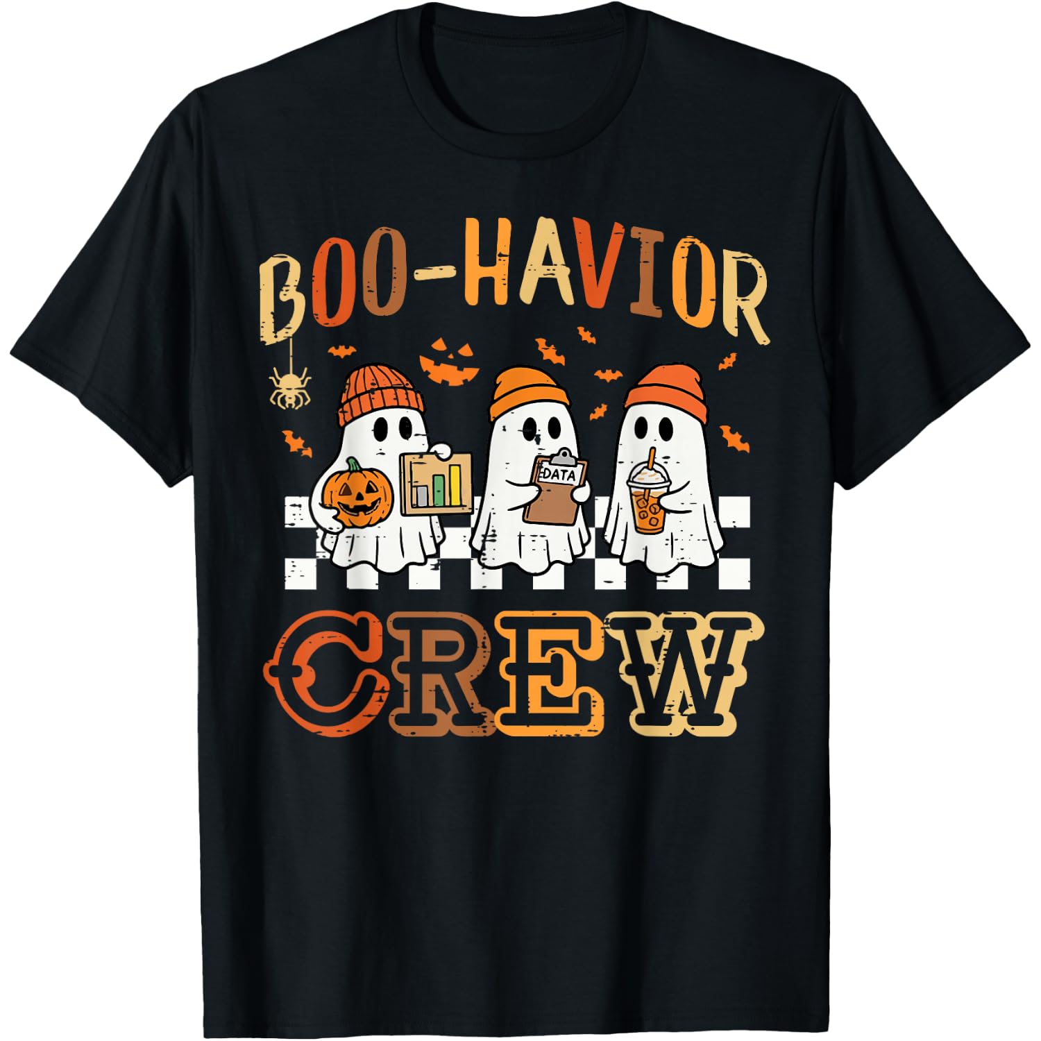 Halloween Boo Havior Crew Behavior ABA Costume Men Women T-Shirt