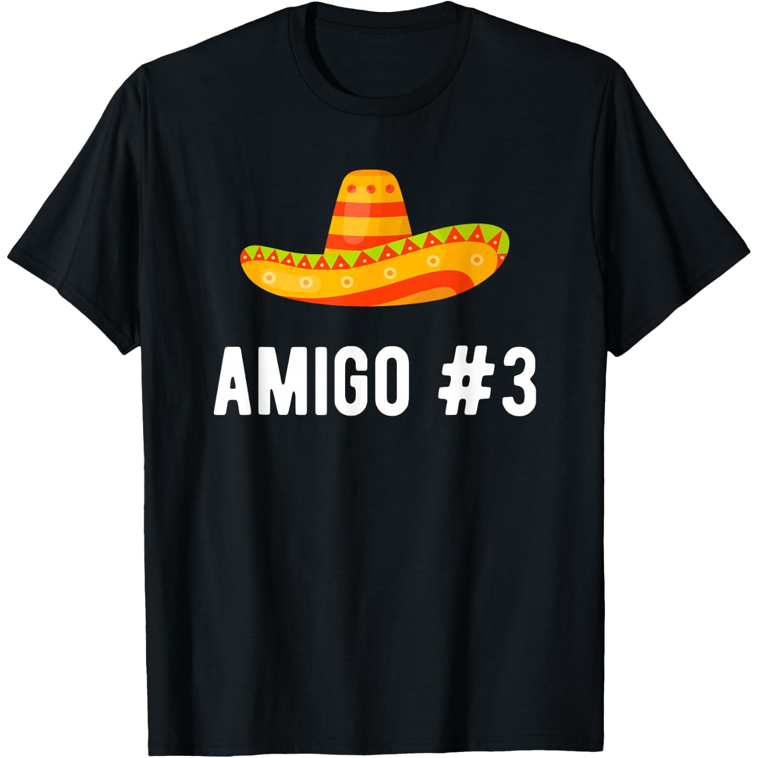 Halloween Group Matching Costume Funny Mexican Amigo #3 T-Shirt