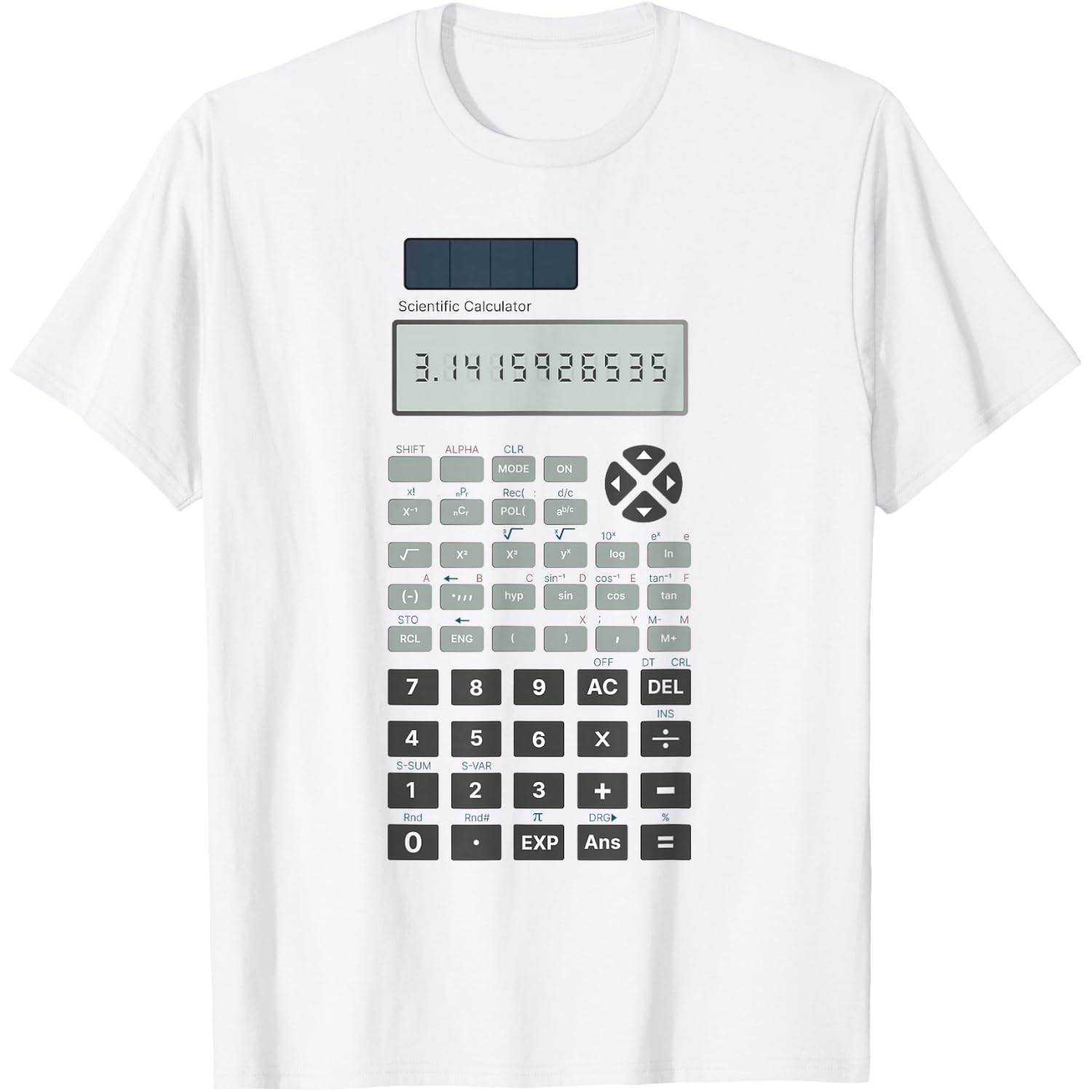 Scientific Calculator Halloween Costume Pretend Graphic T-Shirt